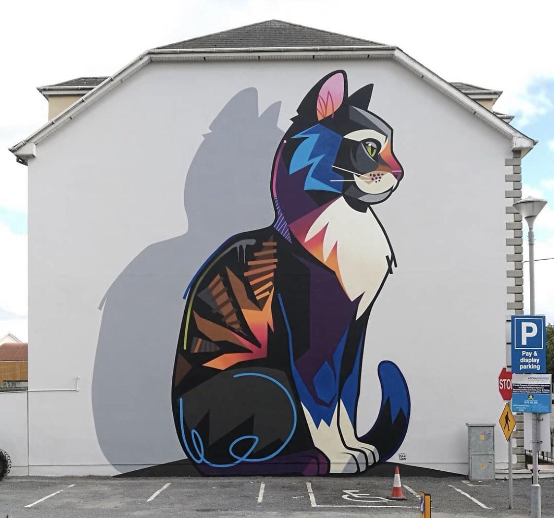 This cool cat. Graffiti