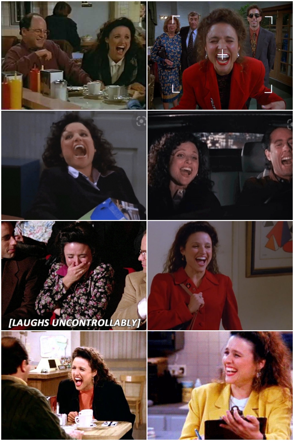 I just love Elaine's laugh it's so genuine, it's like she's not even