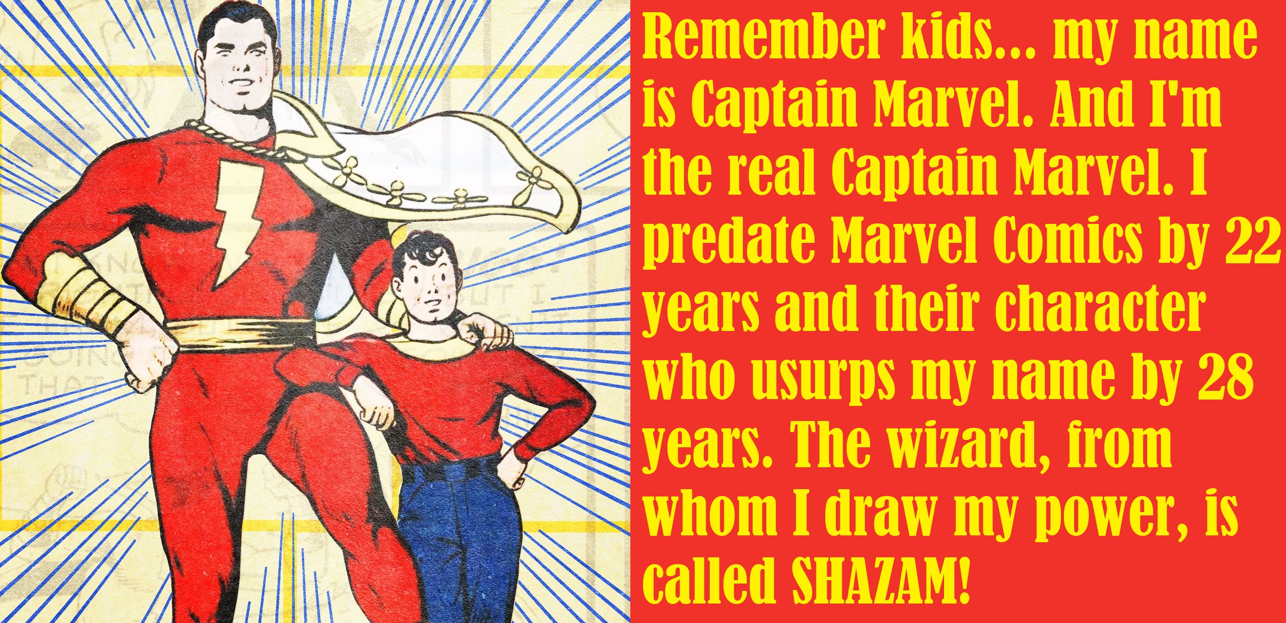 [Other] The Real Captain Marvel!