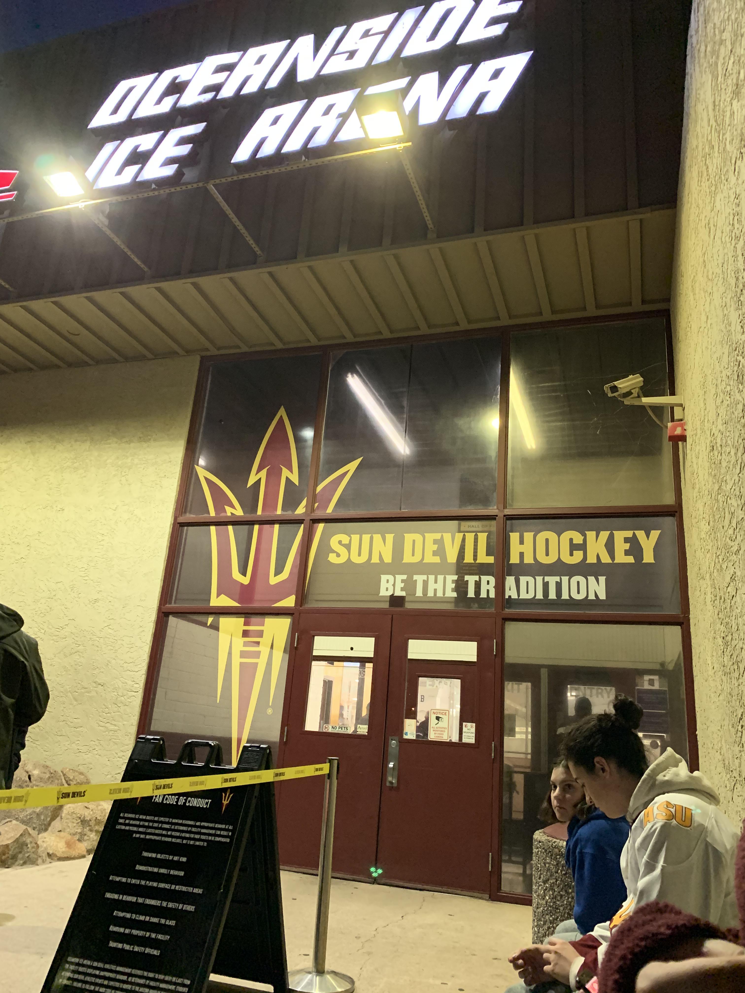Checkin at the smallest arena in College Hockey. Go Devils! r