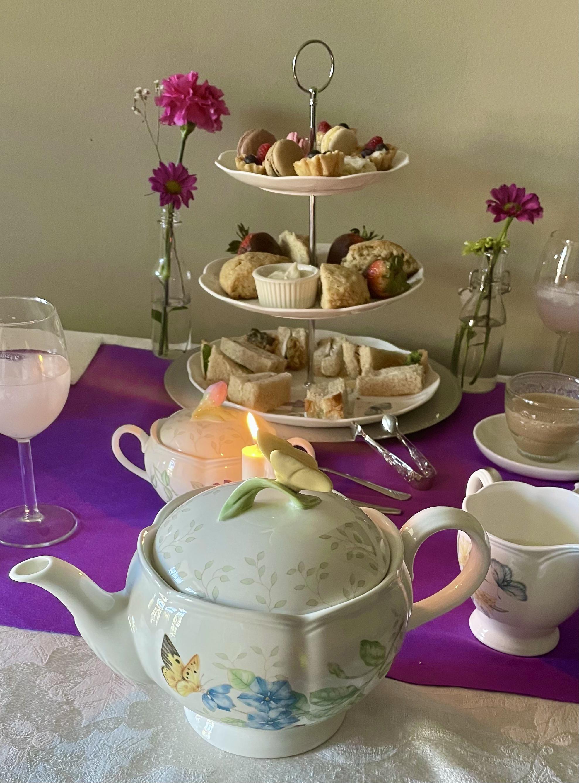 Tea party success! Learned a lot and can’t wait to do another one