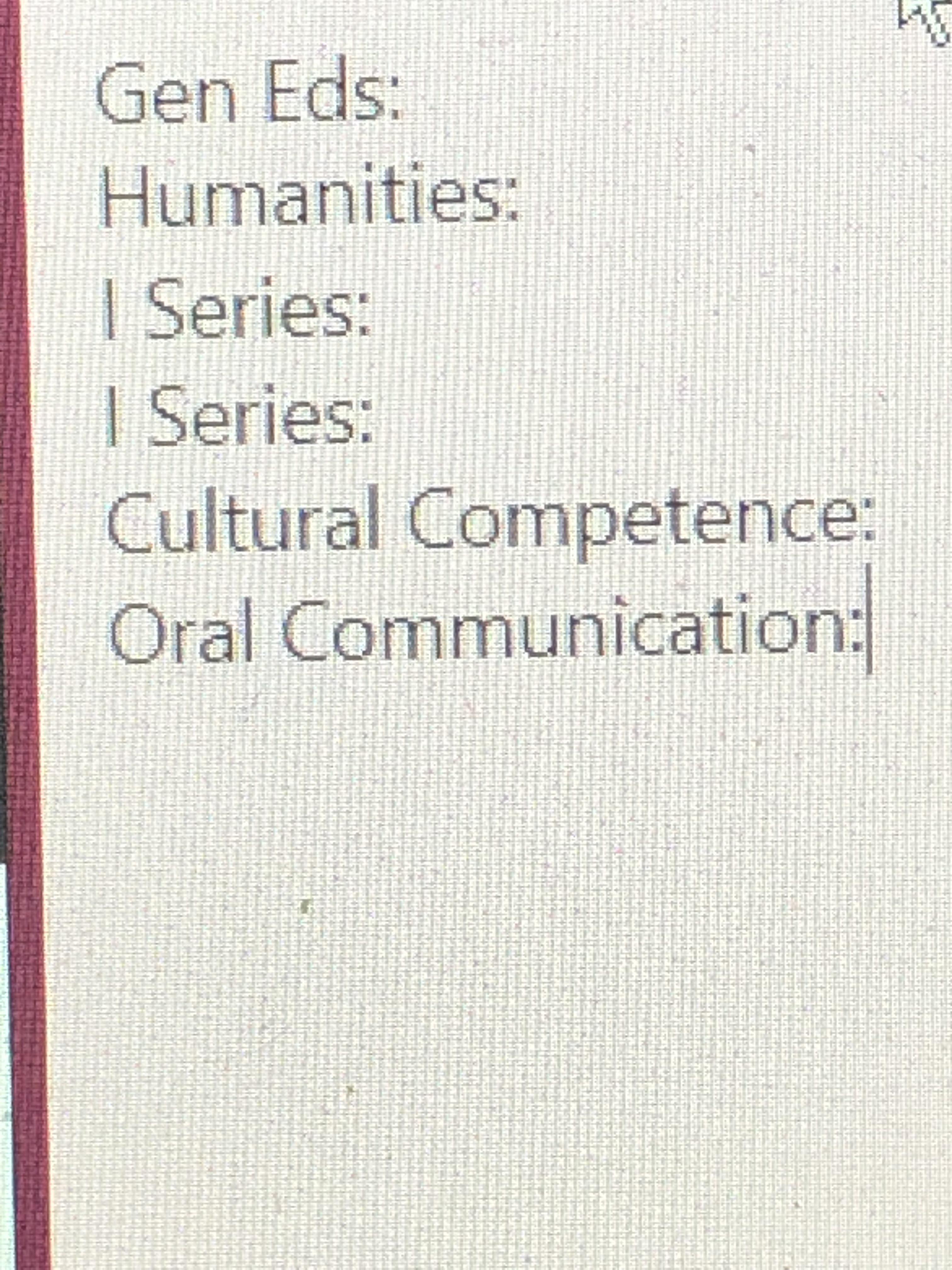 Trying to make a Four Year Plan for a Major switch and I’m struggling hard. I just need these