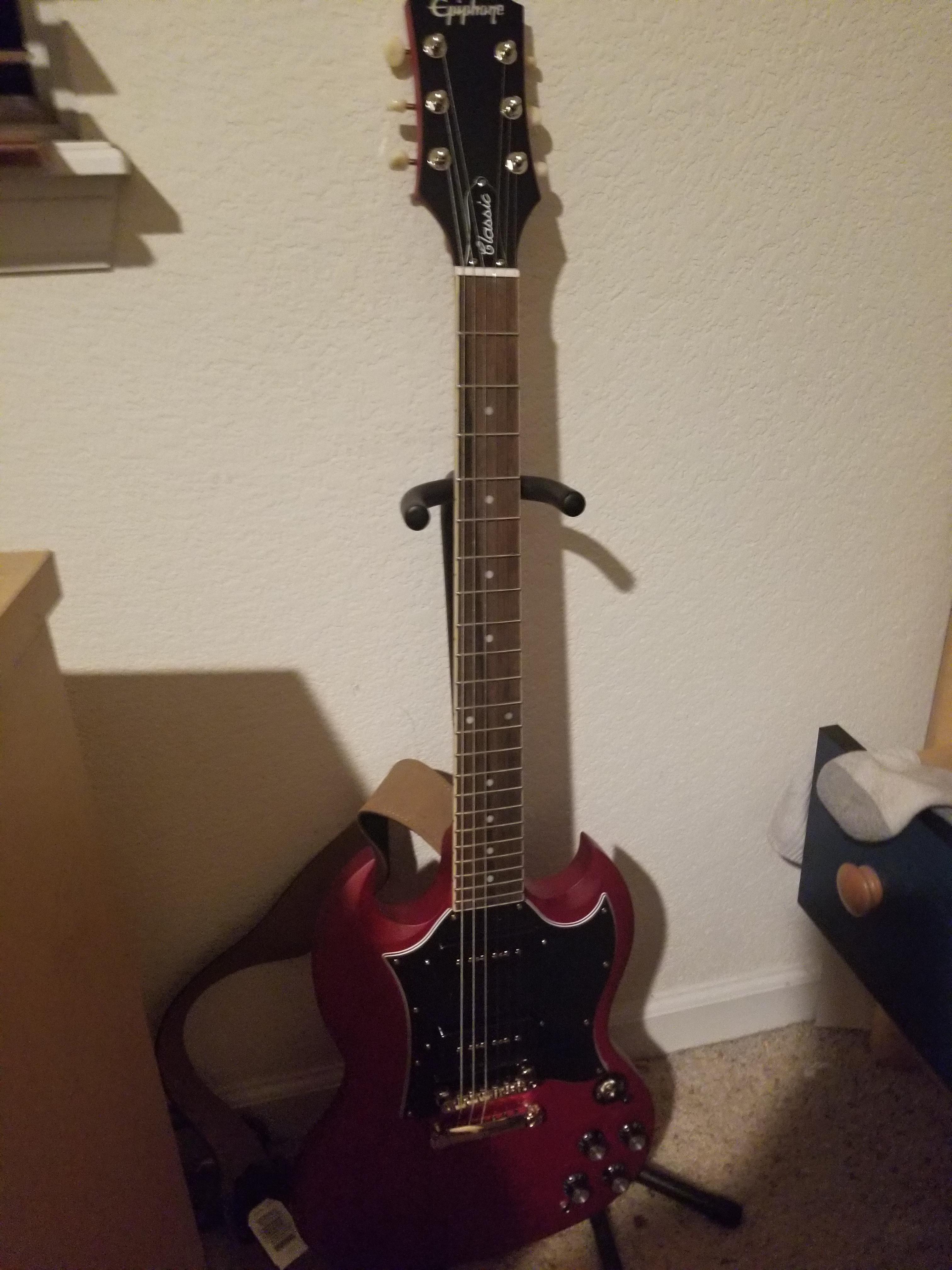 New Epiphone SG Classic because I couldnt resist snapping one of the