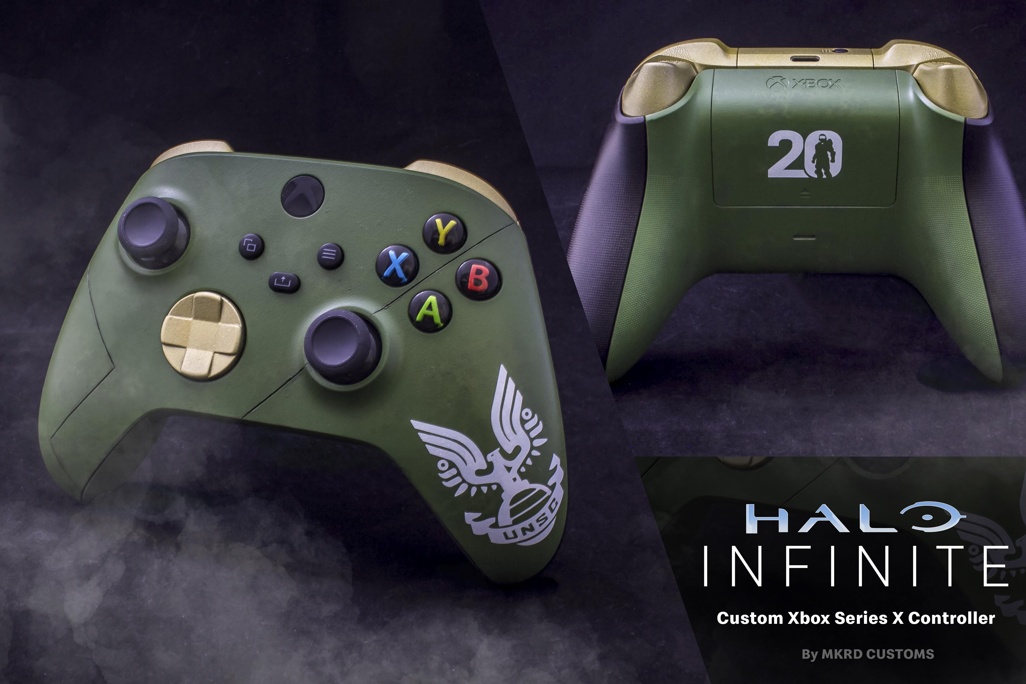 My latest project Halo Infinite Custom Controller. Will reveal console