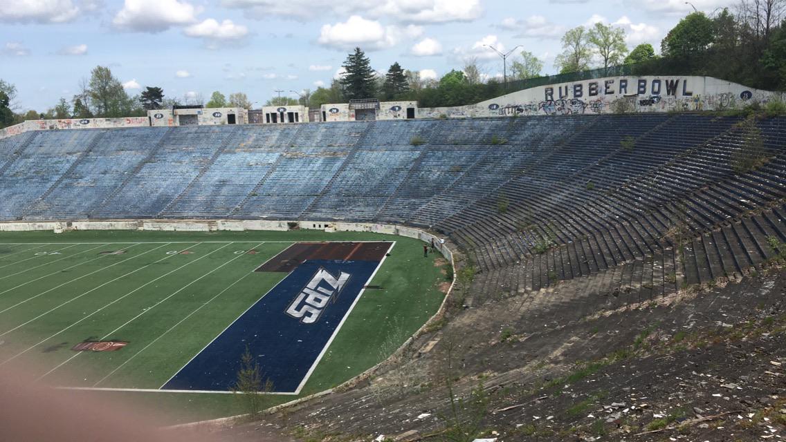Abandoned Rubber Bowl Stadium in Akron, Ohio. r/Ohio