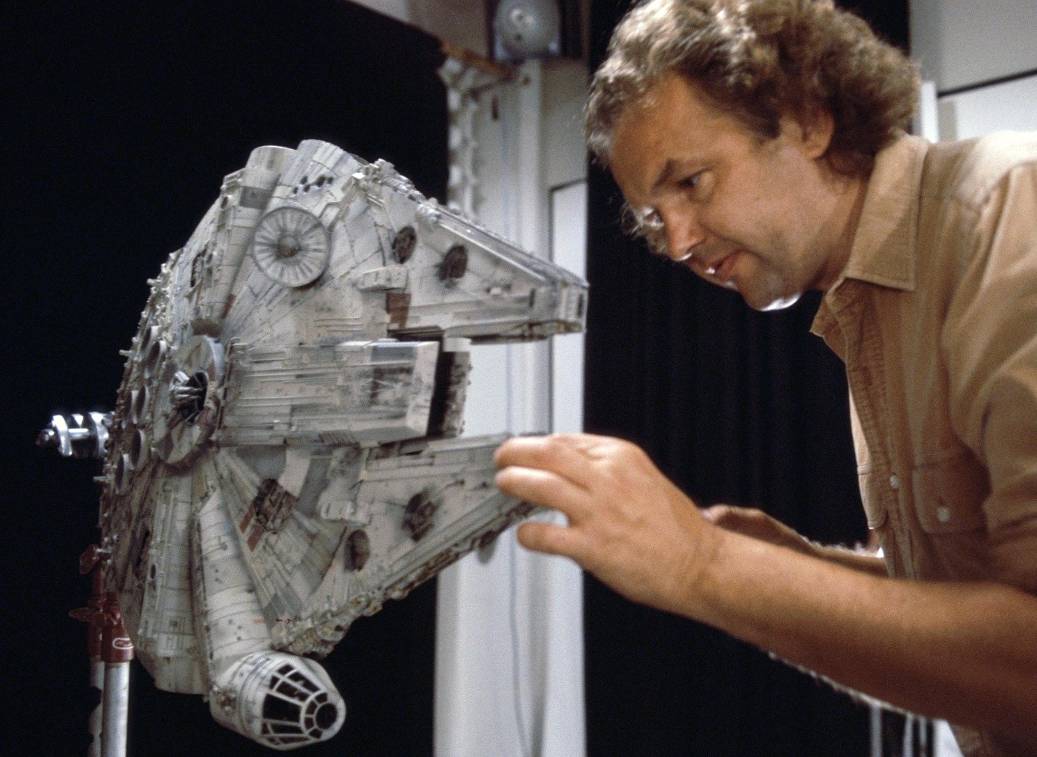 Empire Strikes Back Millennium Falcon Miniature with Lorne Peterson r