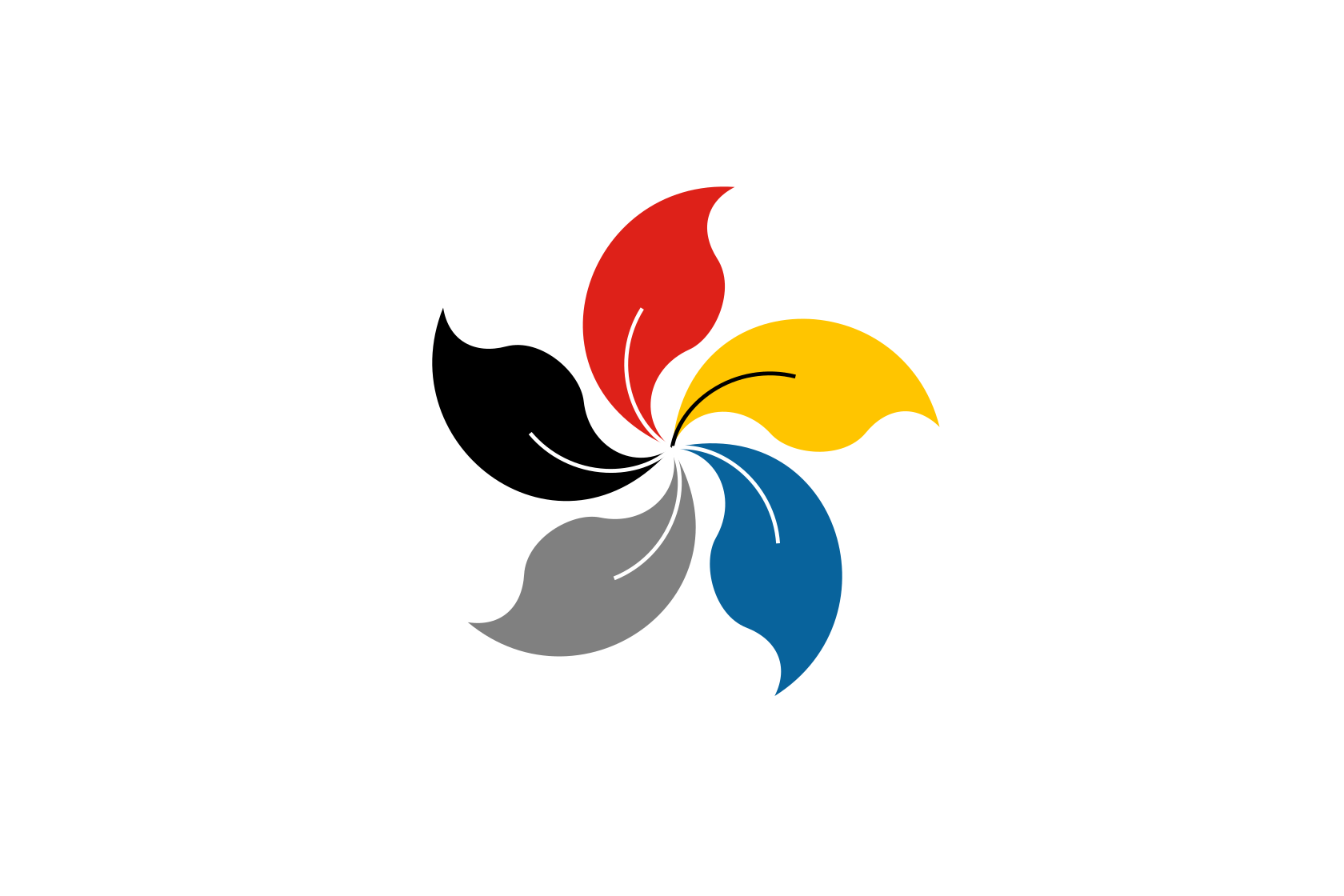 Hong Kong as Five Races Under One Union vexillology