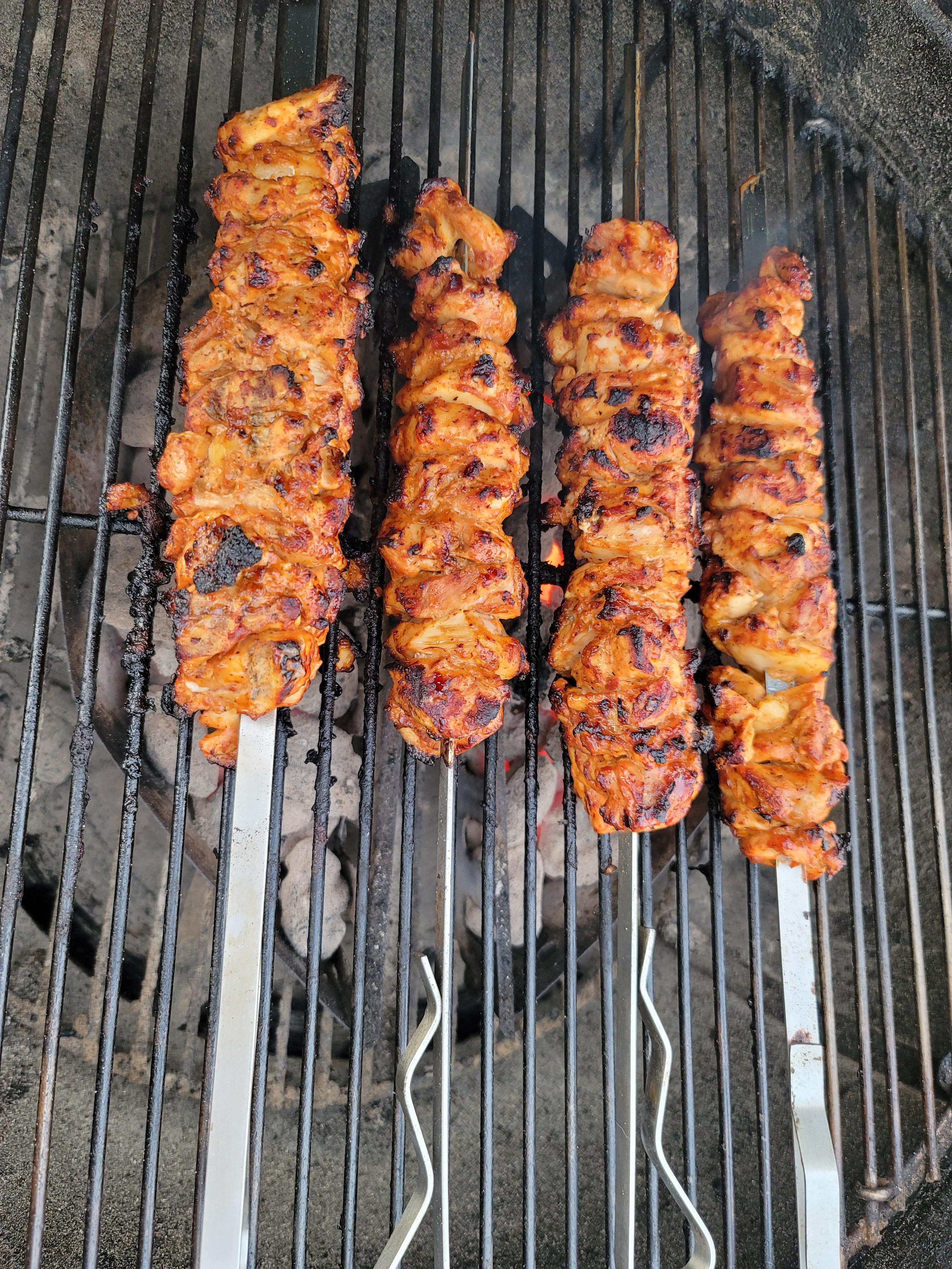 Joshua Bousel's YogurtMarinated Chicken Kebabs with Aleppo Pepper r