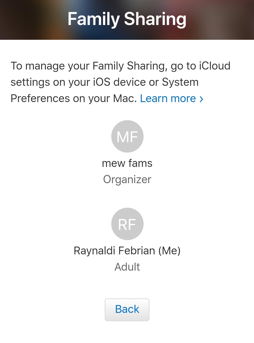 Is it possible to leave Family Sharing from Android/Windows? I don't