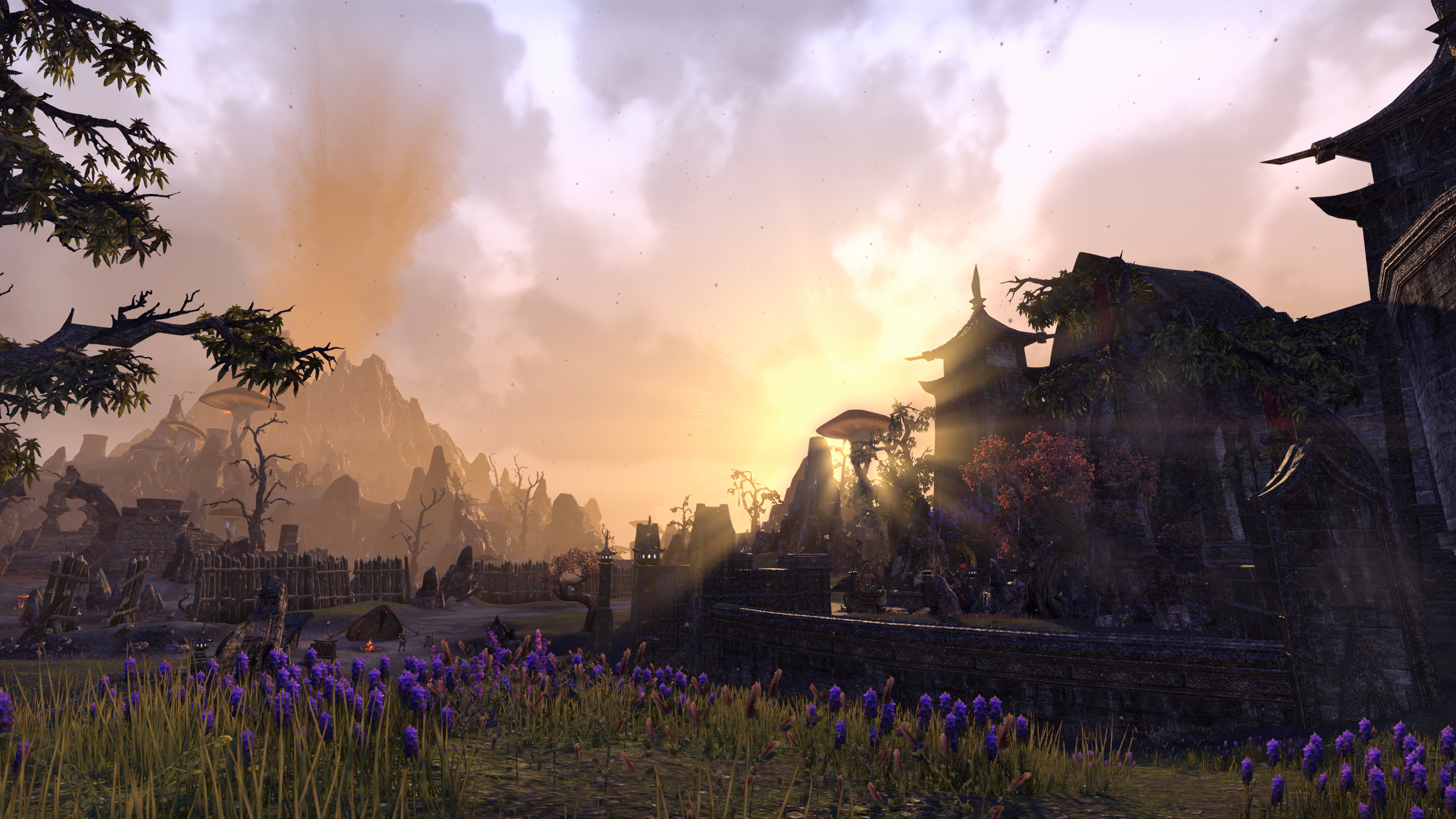 The sun sets over Davon's Watch