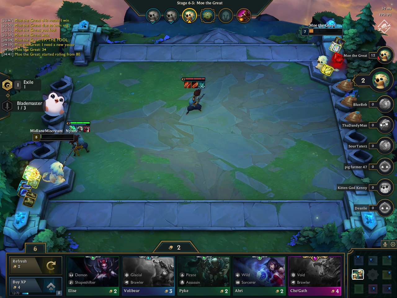 The only way to end a game in Teamfight Tactics LeagueOfMemes