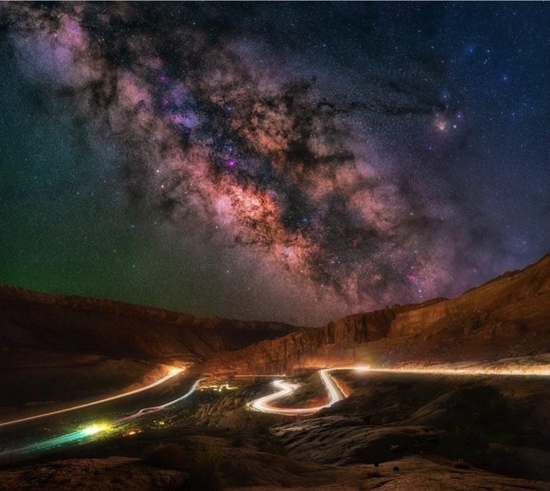Beautiful sky at night in Utah, USA r/pics