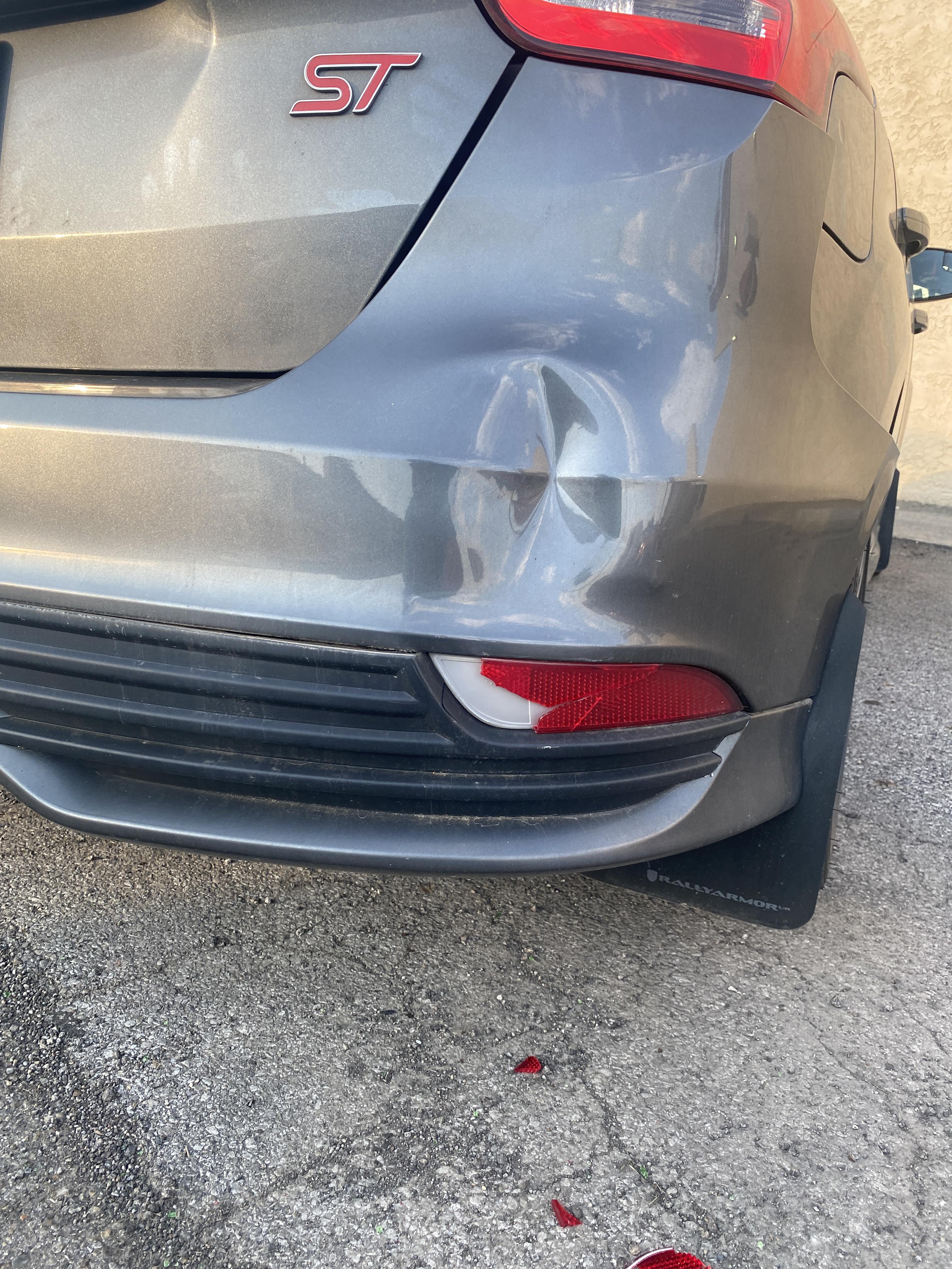 Welp, someone backed into my car while at work🙃 how much would a new