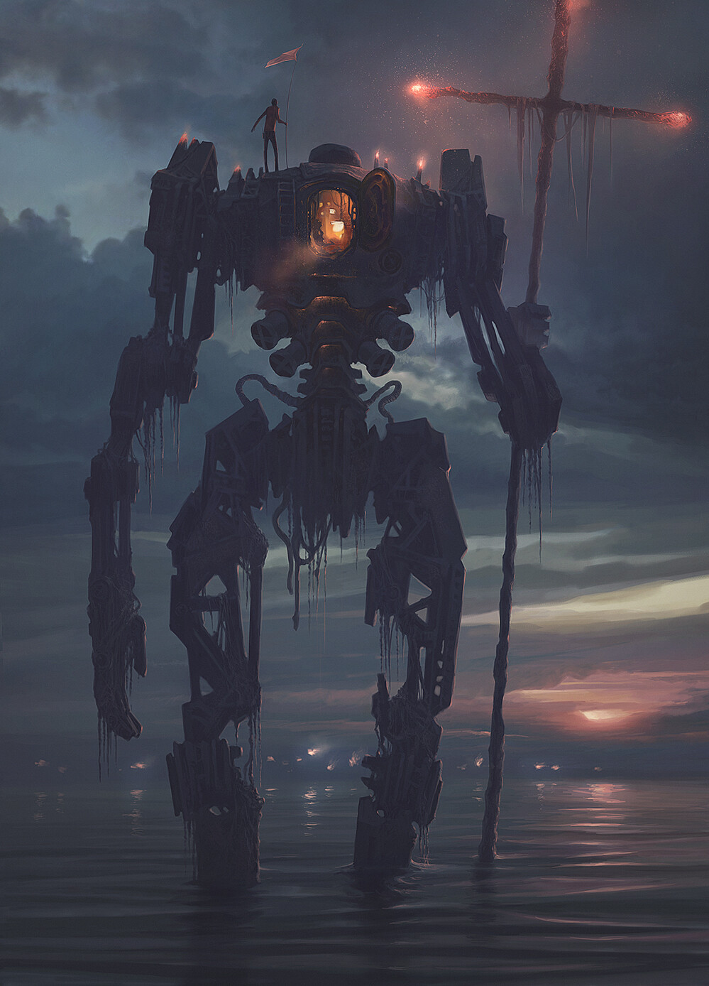 St. Elmo's Fire by Alexey Egorov r/ImaginaryTechnology