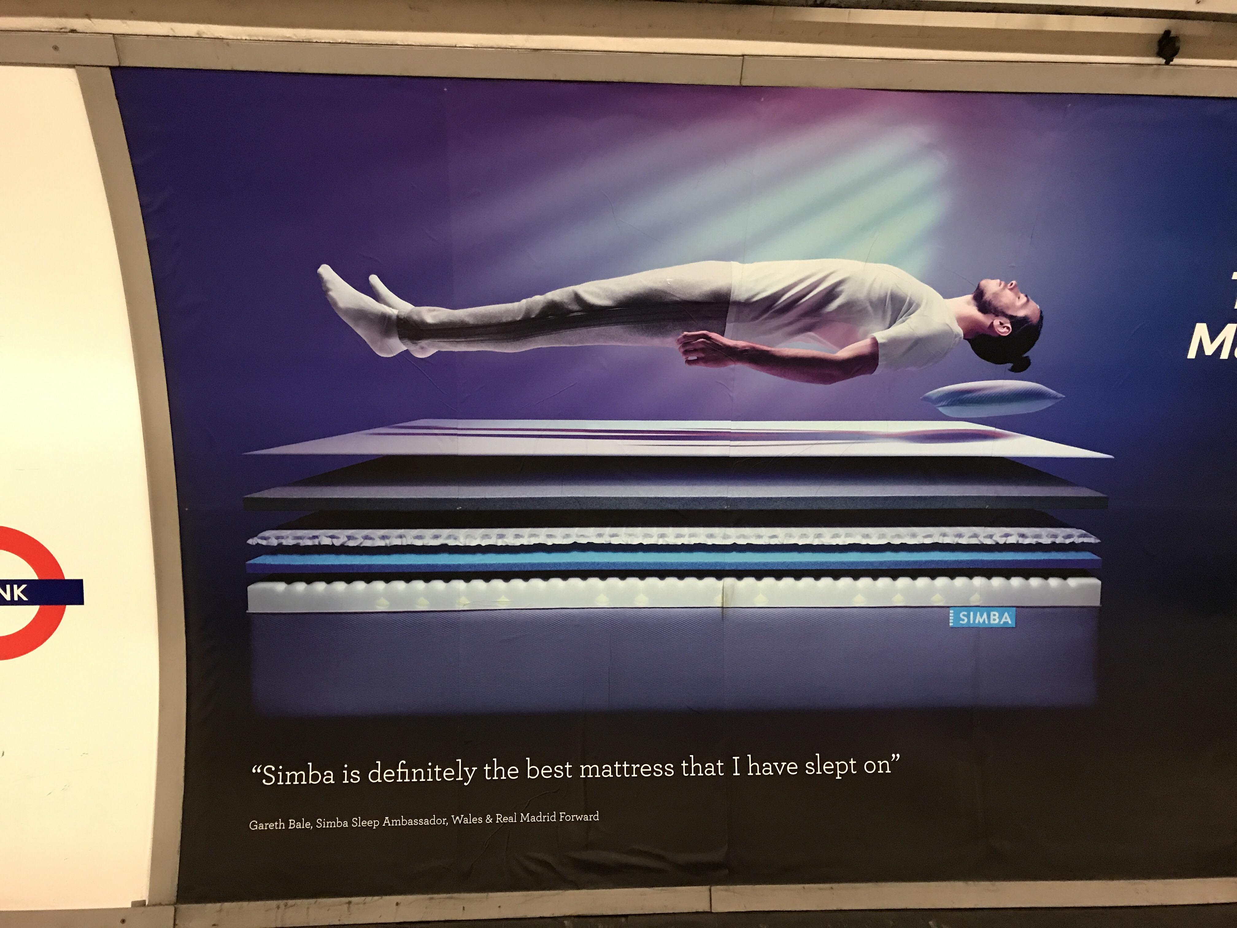 Mattress ad looks like an exorcism r/CrappyDesign