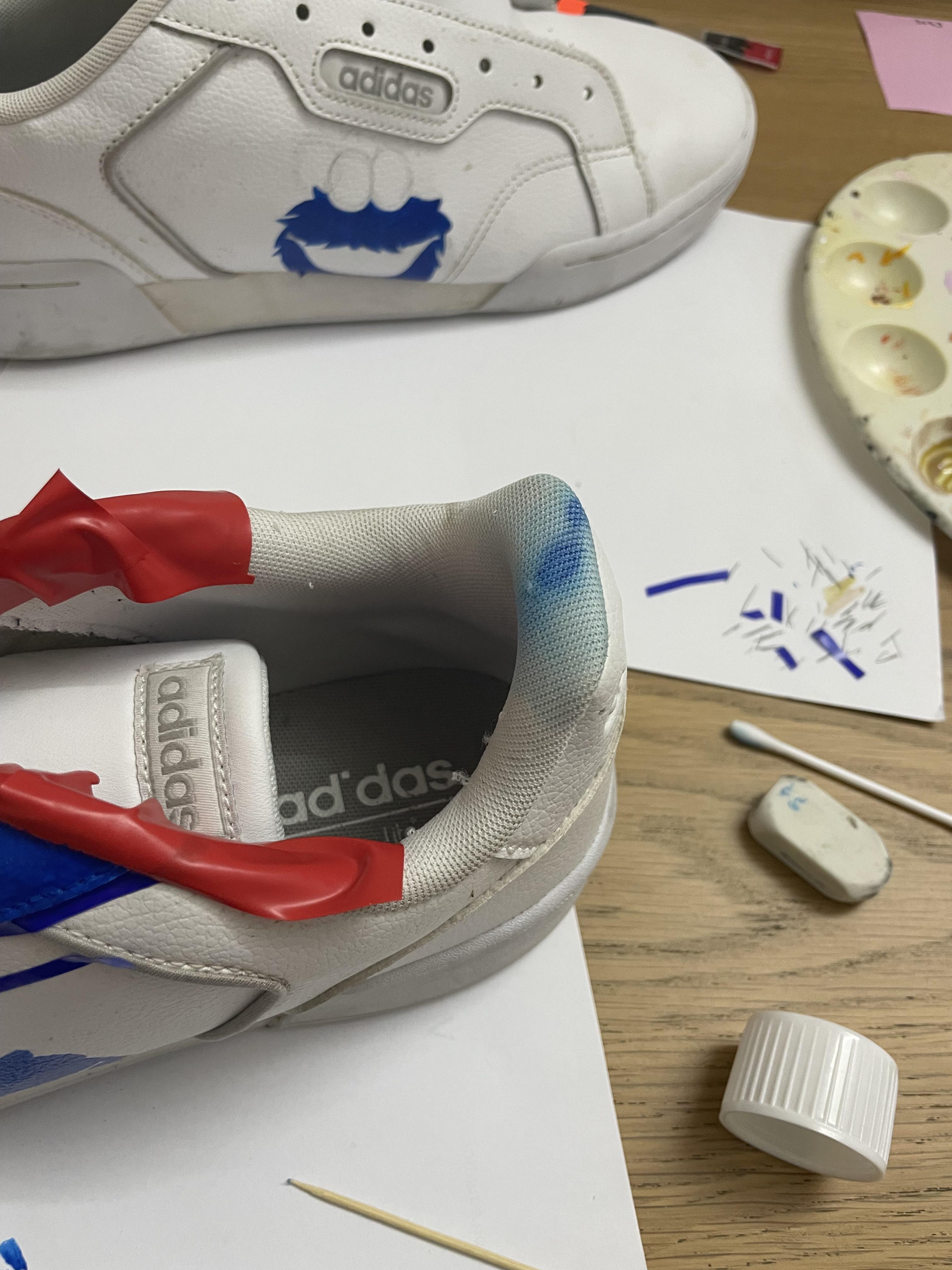 Can I remove Angelus paint from this part of the shoe? (((( r