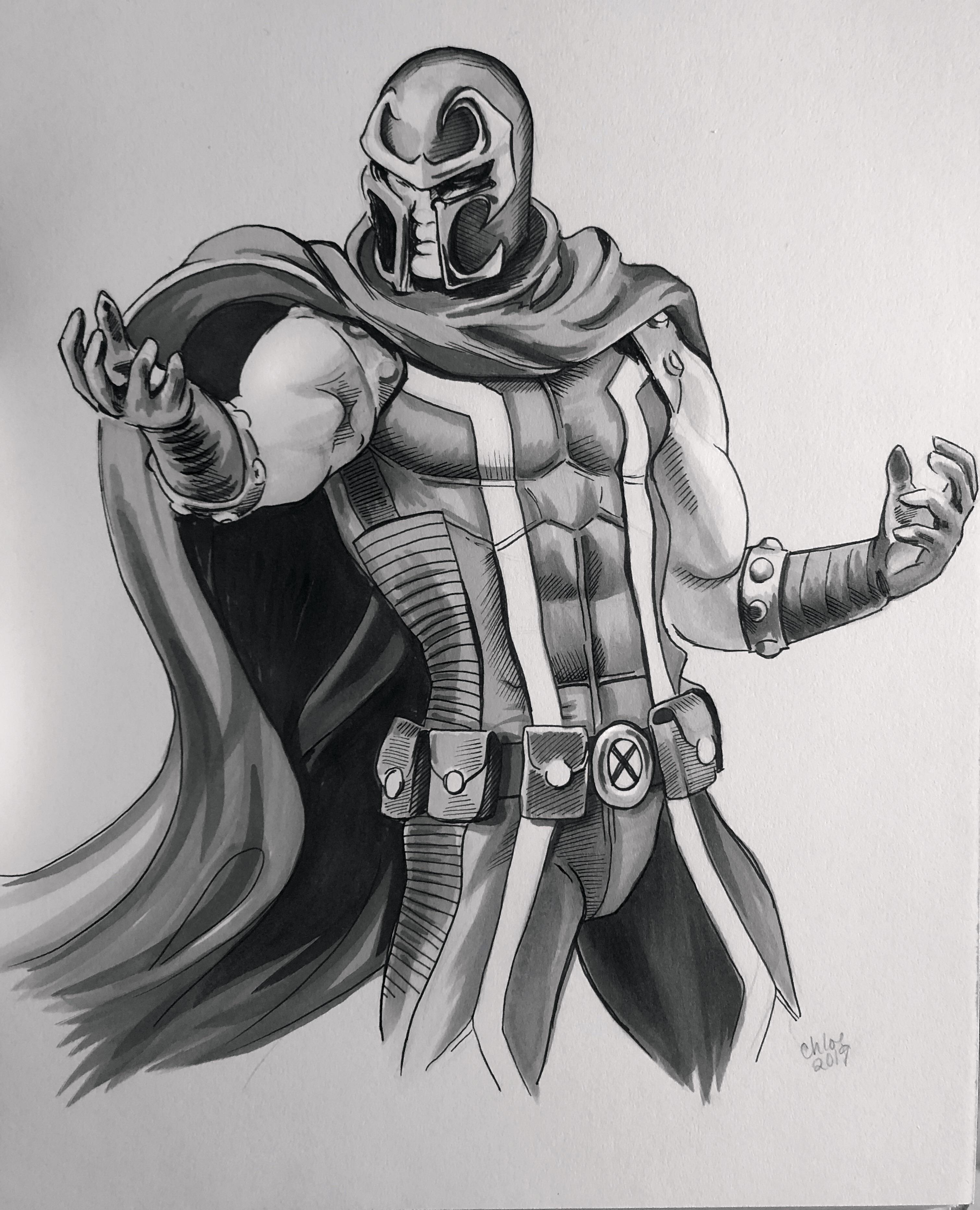 Behold, Micron and marker, 2020 r/drawing