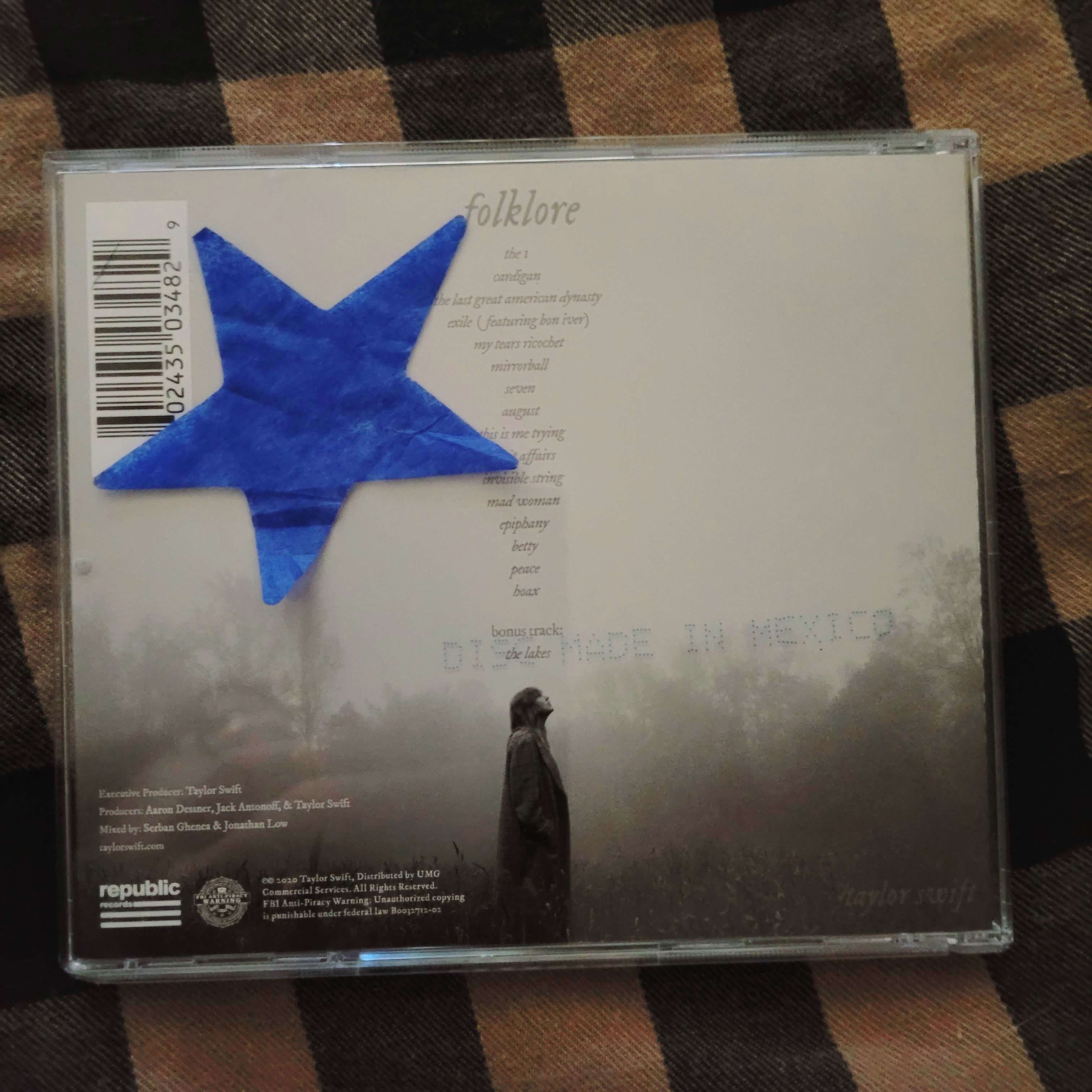 ah, yes. my favorite track "disc made in mexico"! r/SwiftieMerch