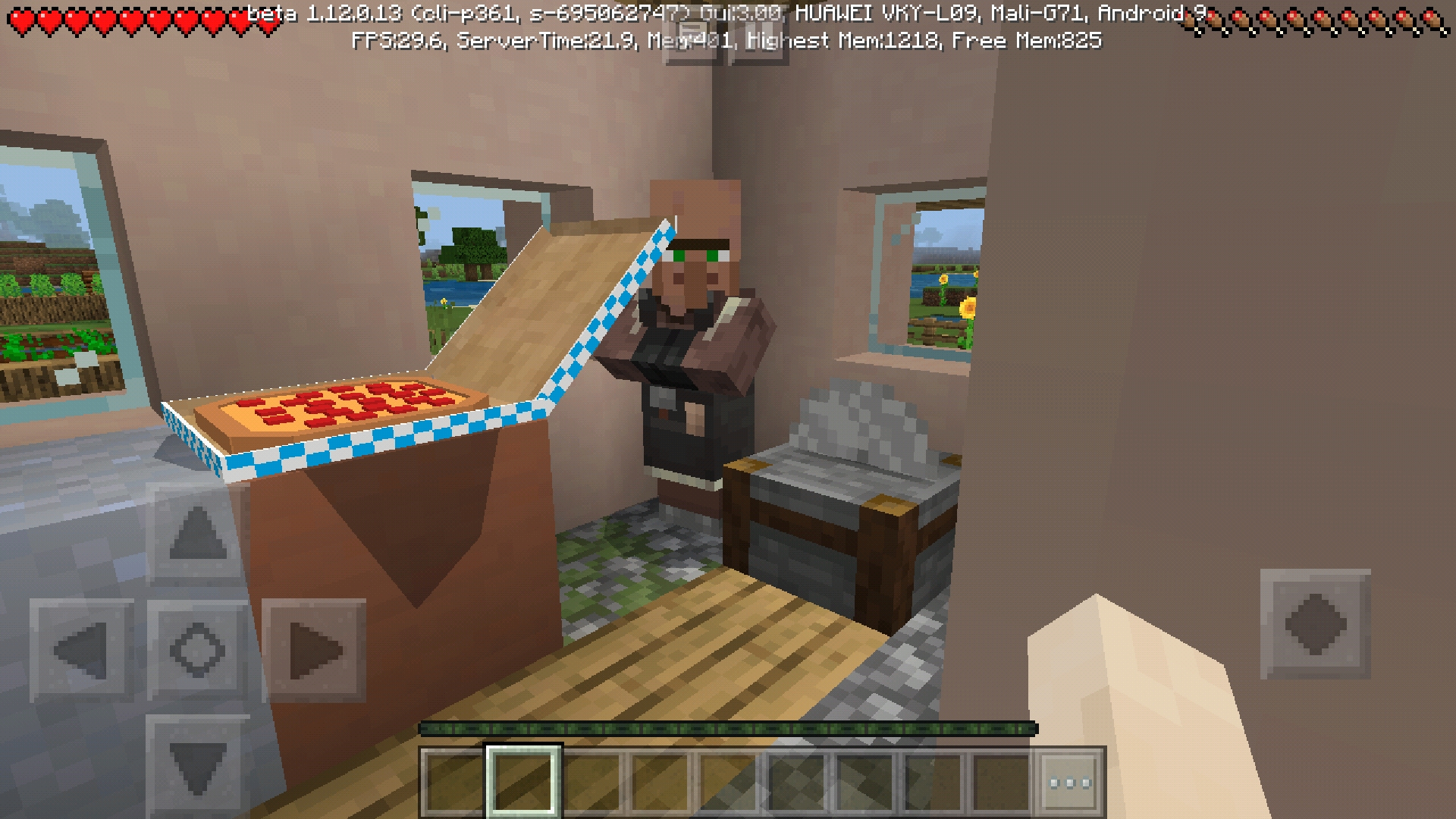Secretly the villagers steal the pizza from Ninja Turtles r/Minecraft