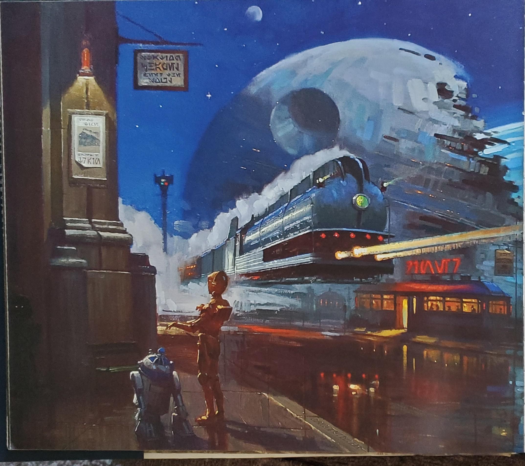 Star wars art book I just added to my collection. This one moved me