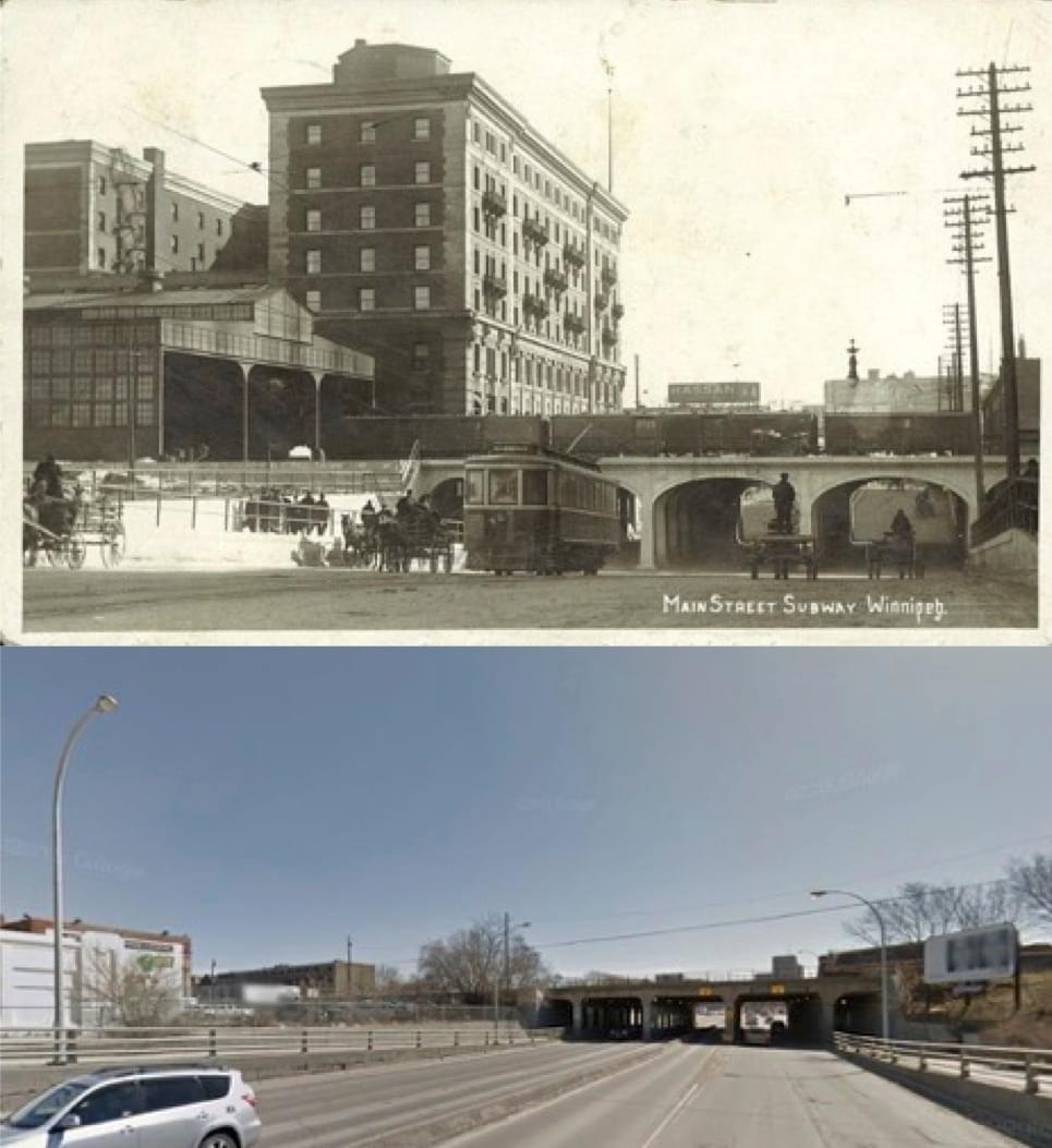 Winnipeg Manitoba Main Street and Higgins ave r/OldPhotosInRealLife