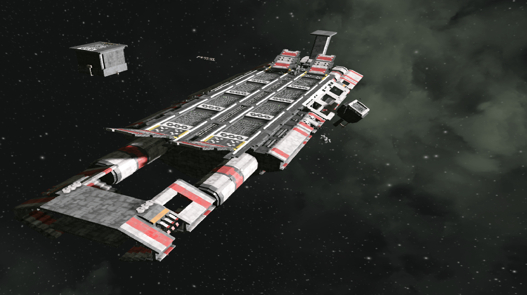 Here's an update on the progress of the new fleet carrier from Elite