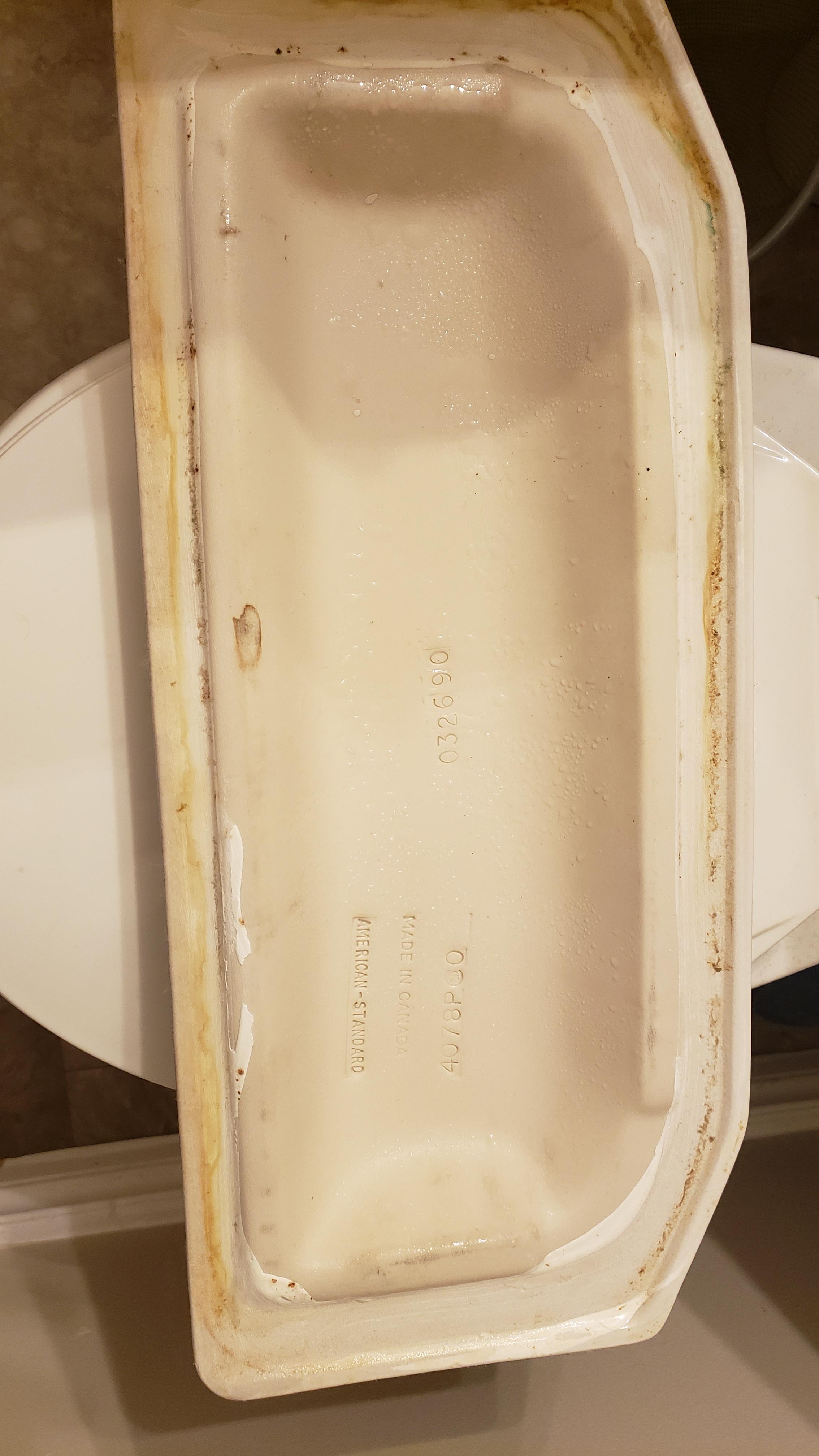 Help? We broke our toilet tank lid and need a replacement. Having