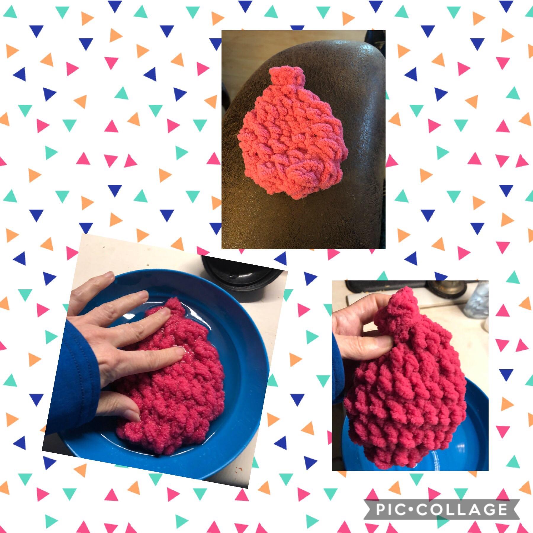 Crochet reusable water balloons! Soak in water then throw. When done