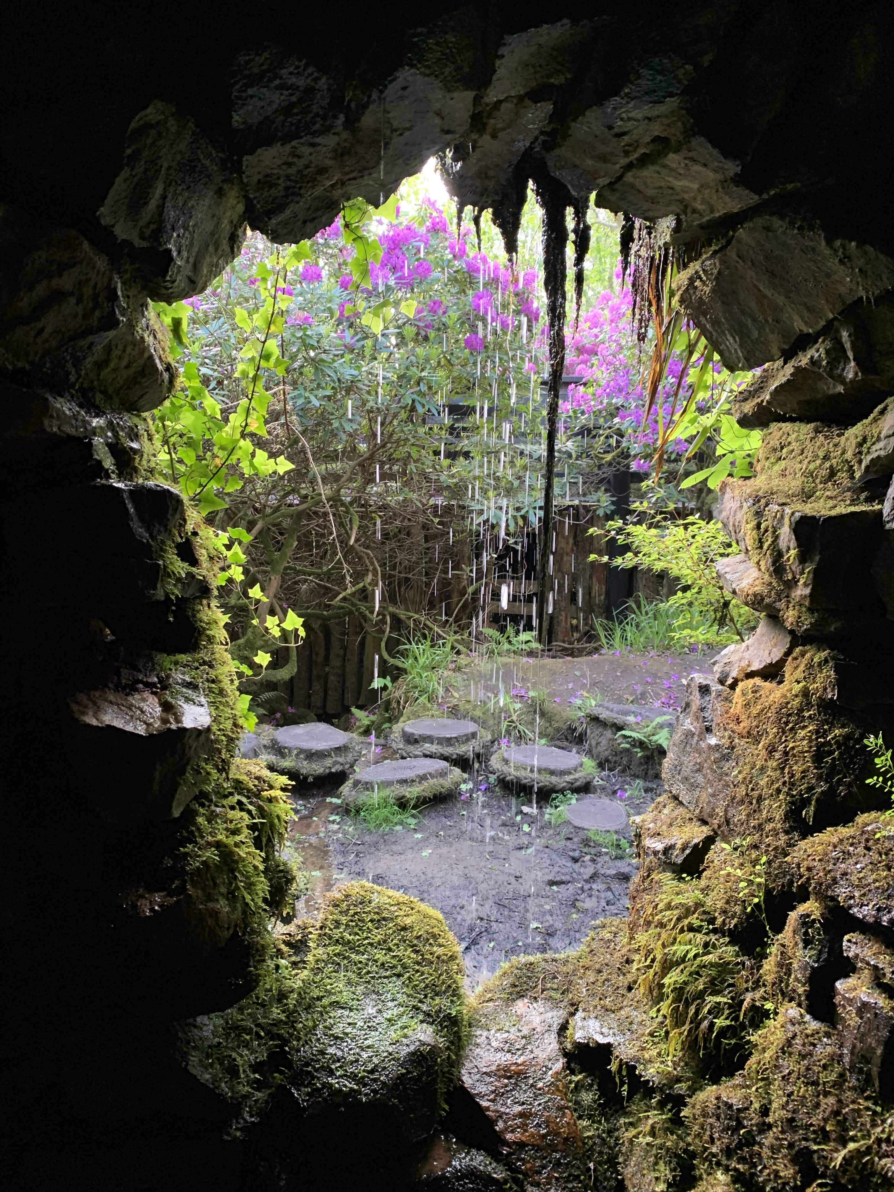 A smoke spot hidden way in the woods me and my friends