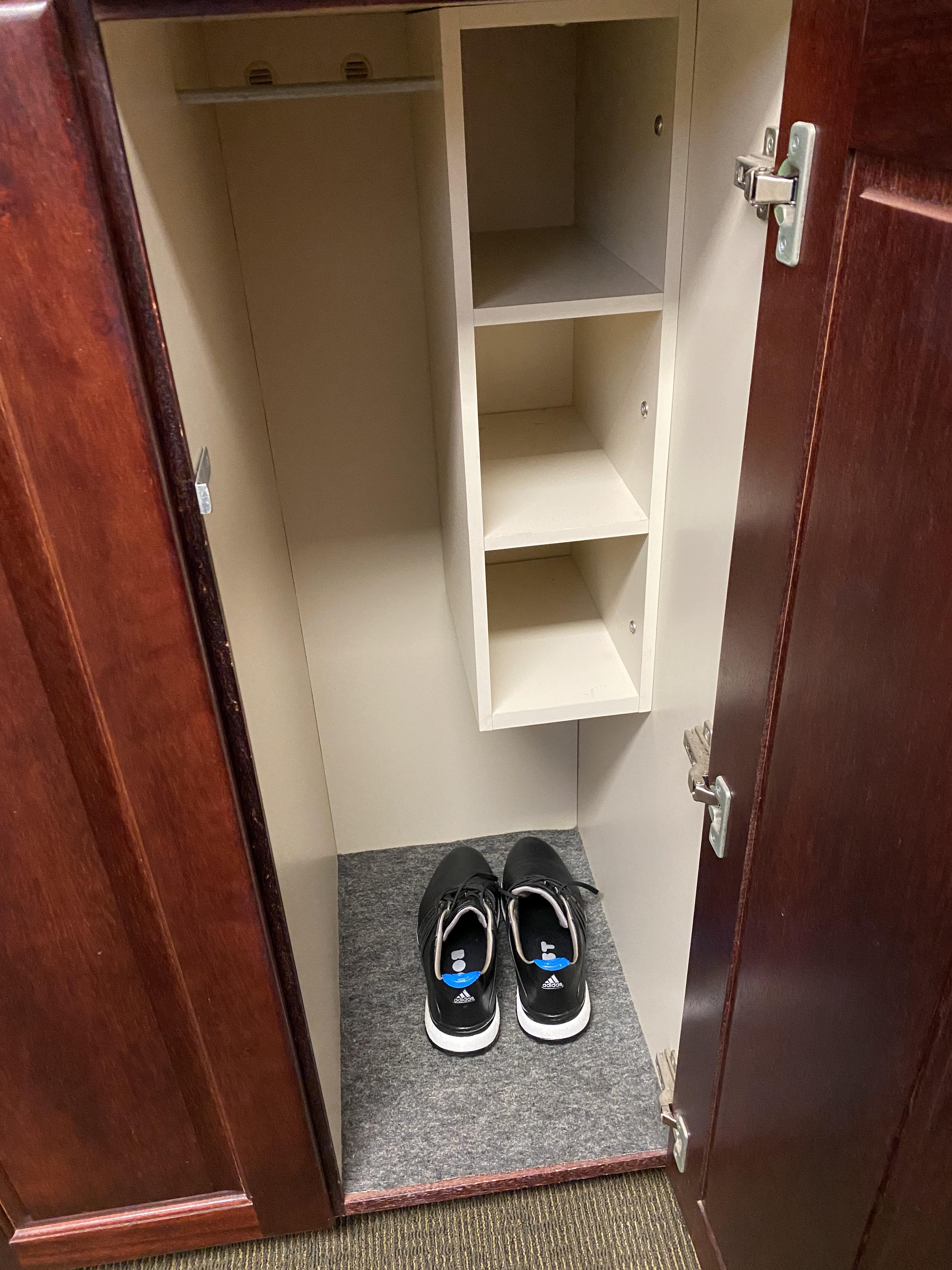 I’ve really taken advantage of my locker space at my club this year