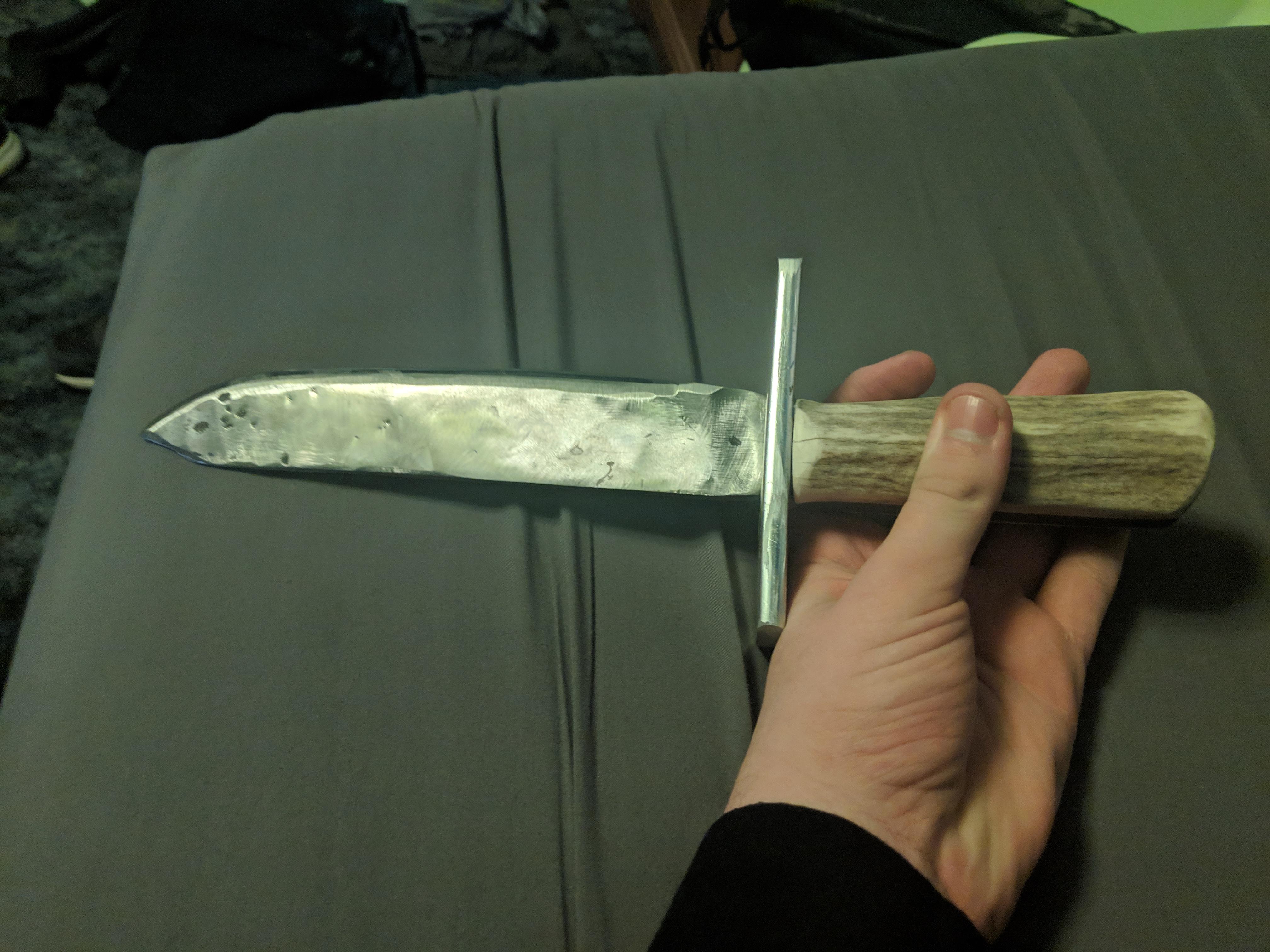 First Knife thanks to everyone here that helped me out r/knifemaking