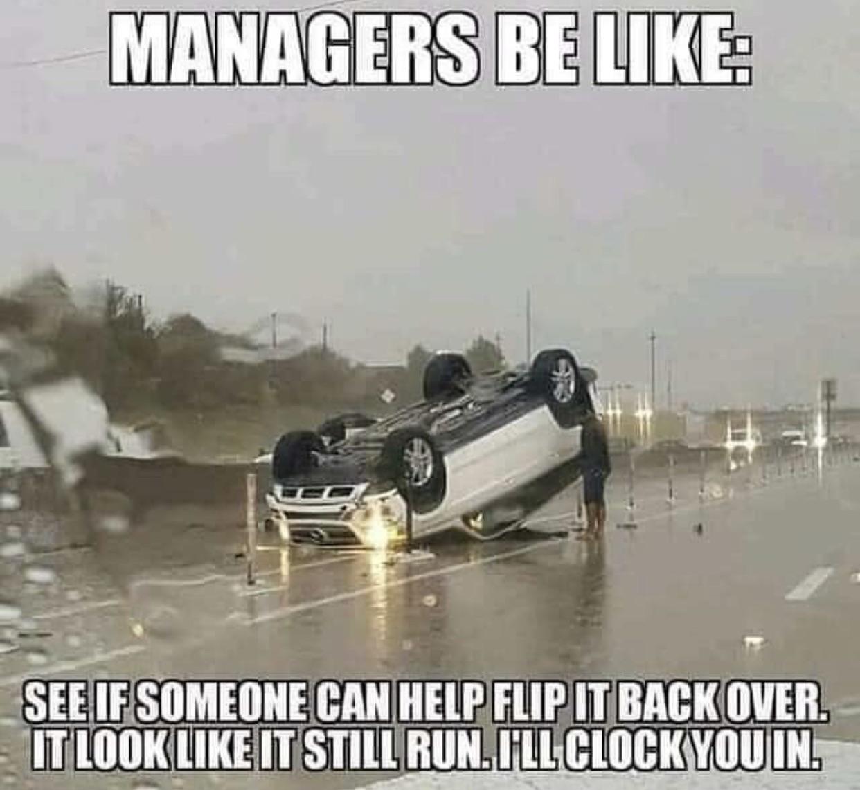 Managers be like.... walmart