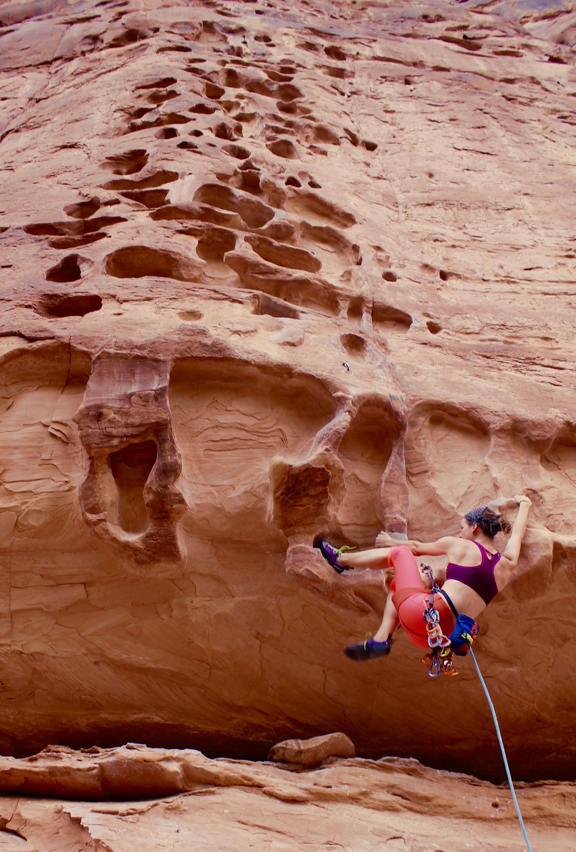 My favorite climb and favorite photo of me from Day Canyon, Moab, Utah
