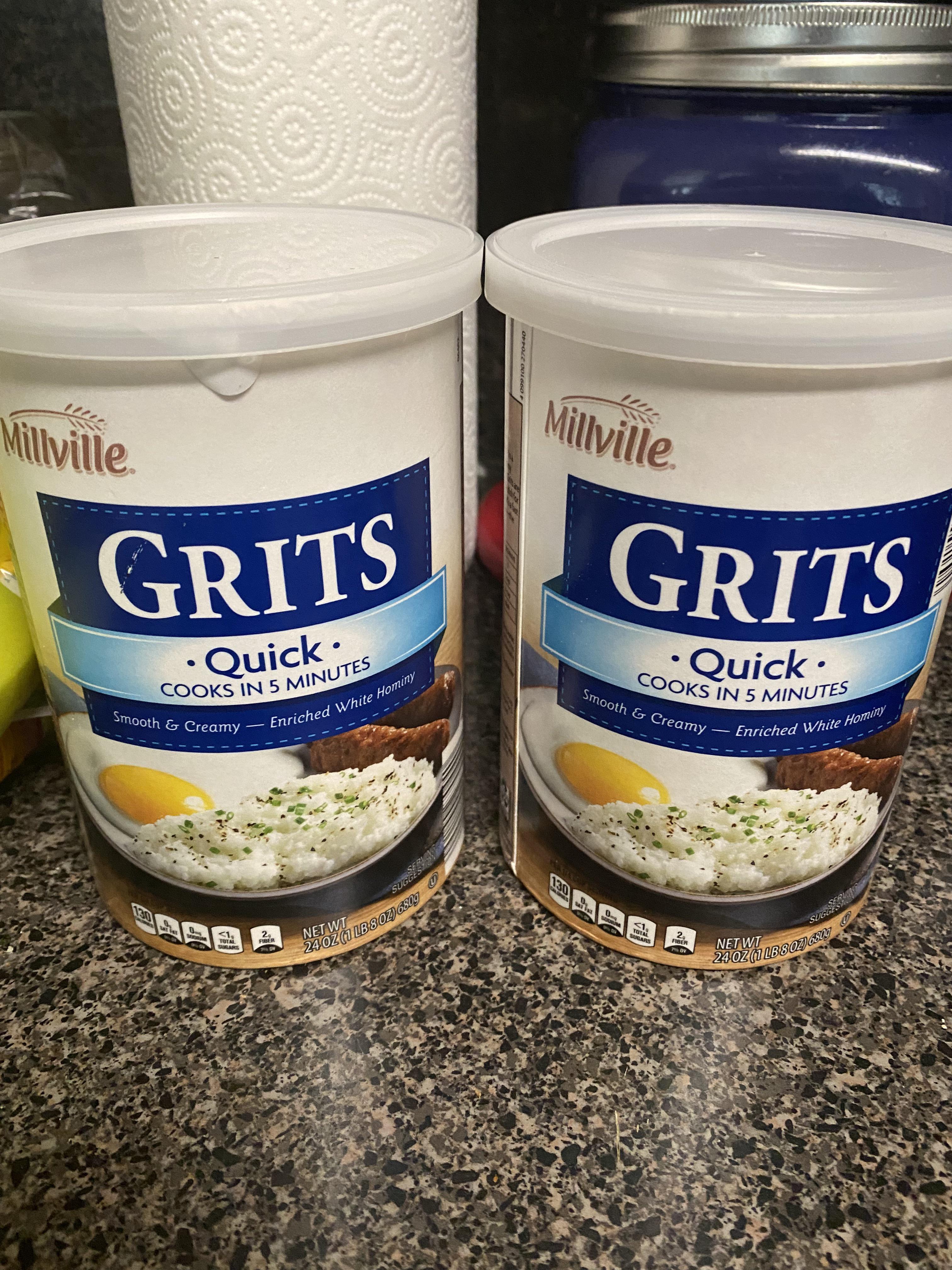 To the person asking if Aldi had grits a while back well now they do