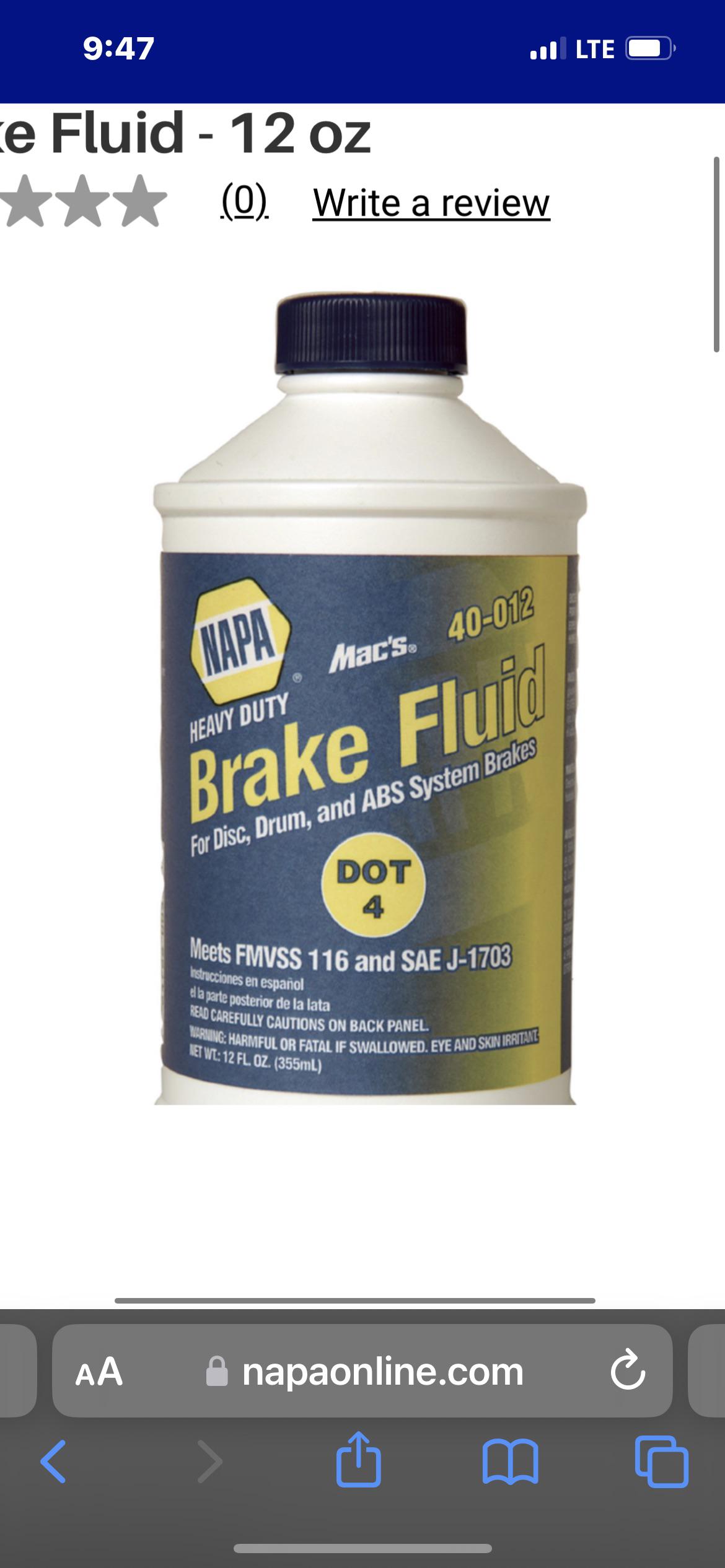 Is this brake fluid ok for 2011 Volkswagen Jetta TDI? r/MechanicAdvice