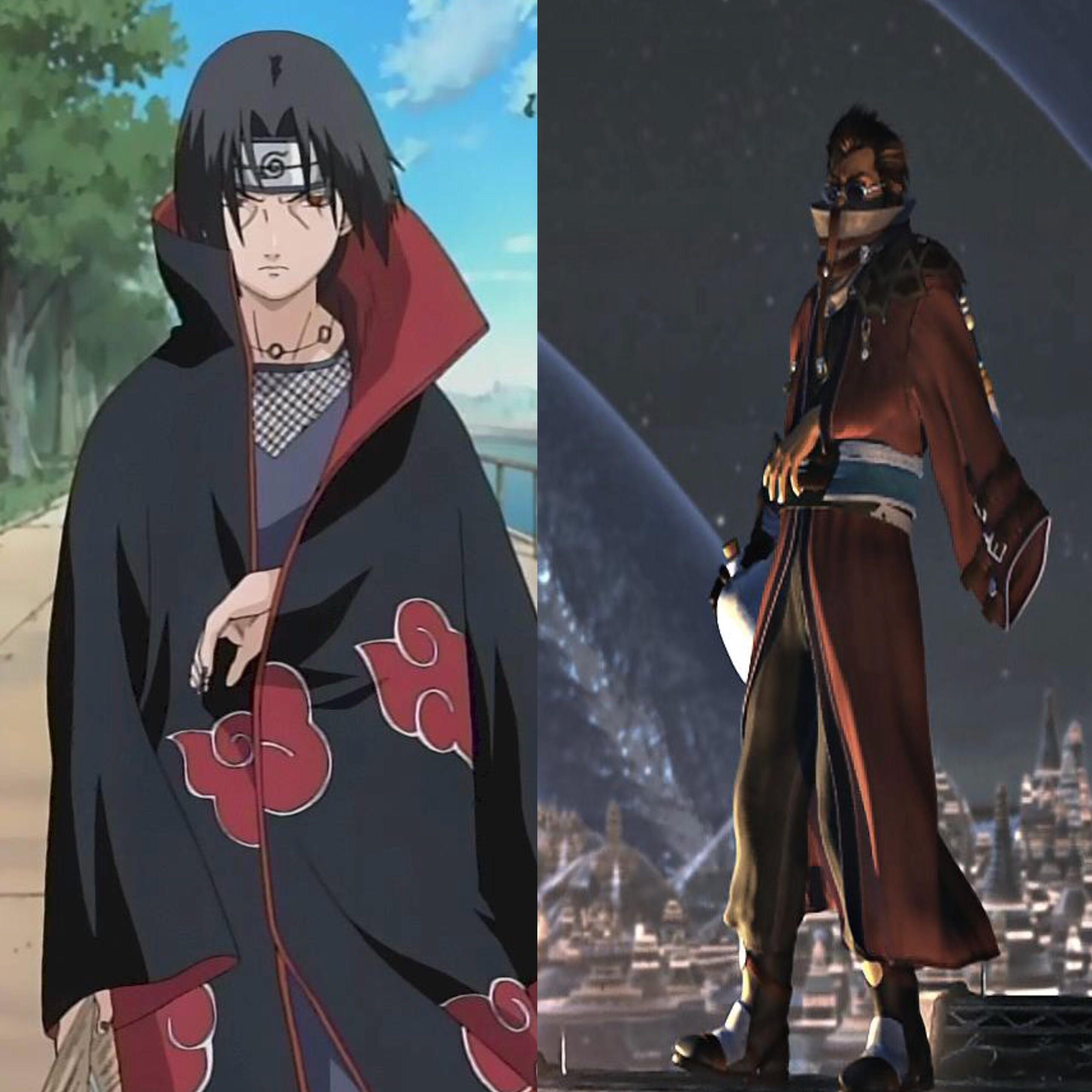 Itachi Uchiha has the same voice actor as Auron from FFX, and also