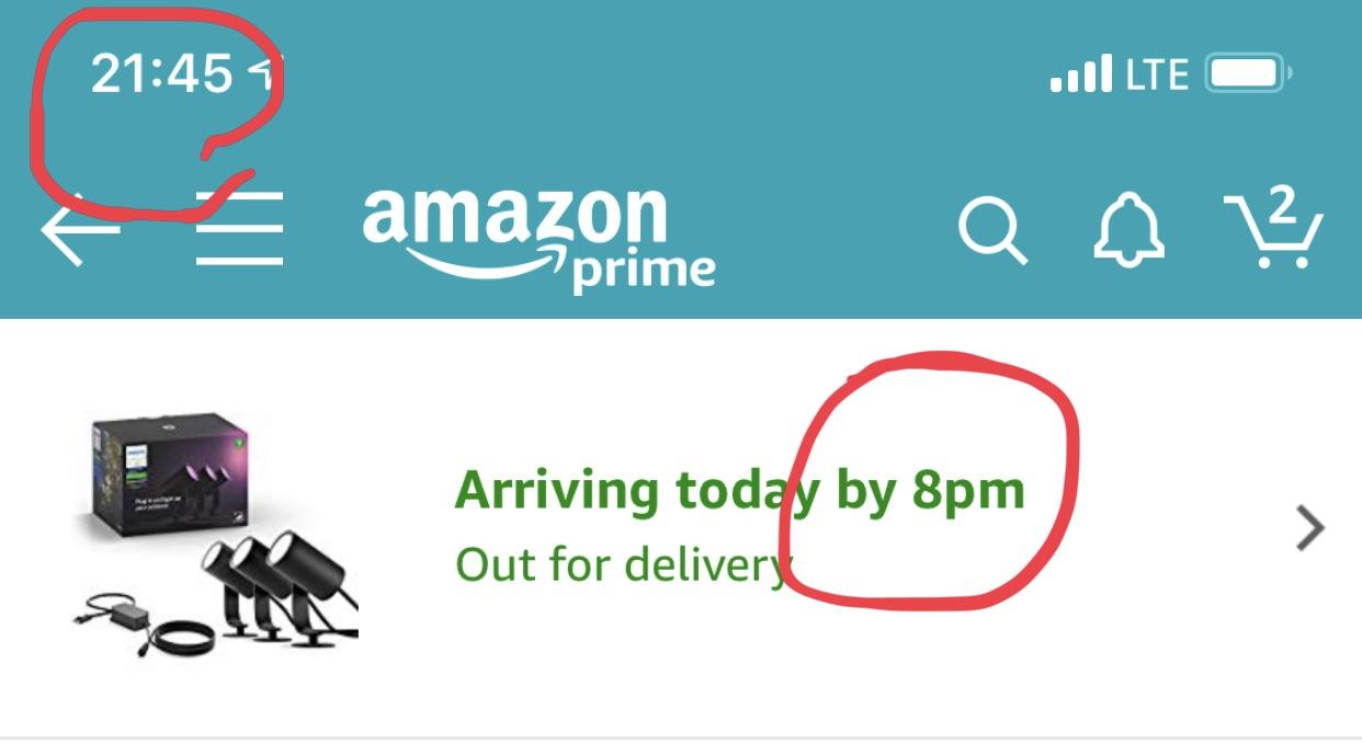 Guaranteed delivery, lol! r/amazonprime