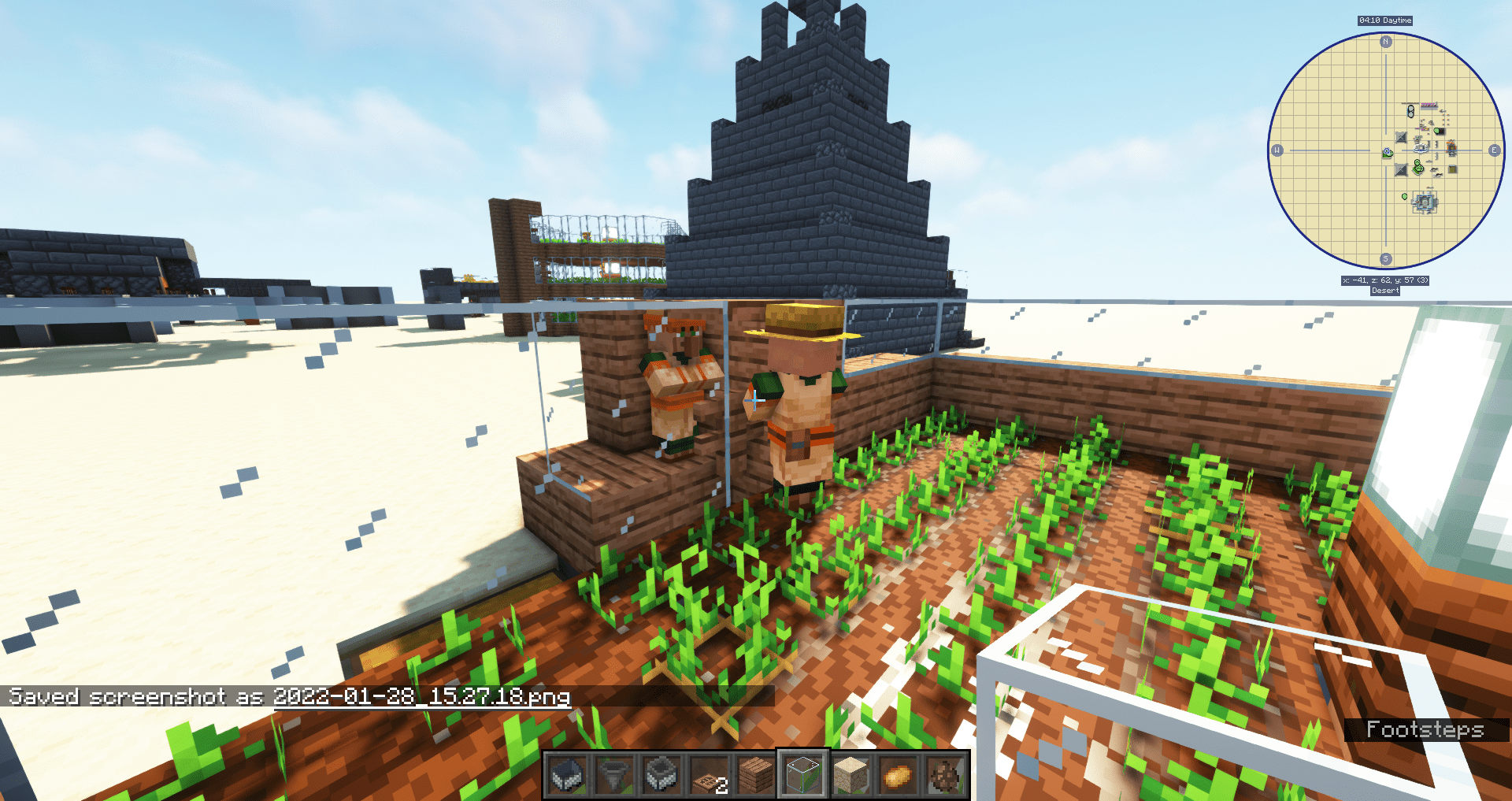 [Java] Automatic Villager crop farm. The farmer is not throwing any