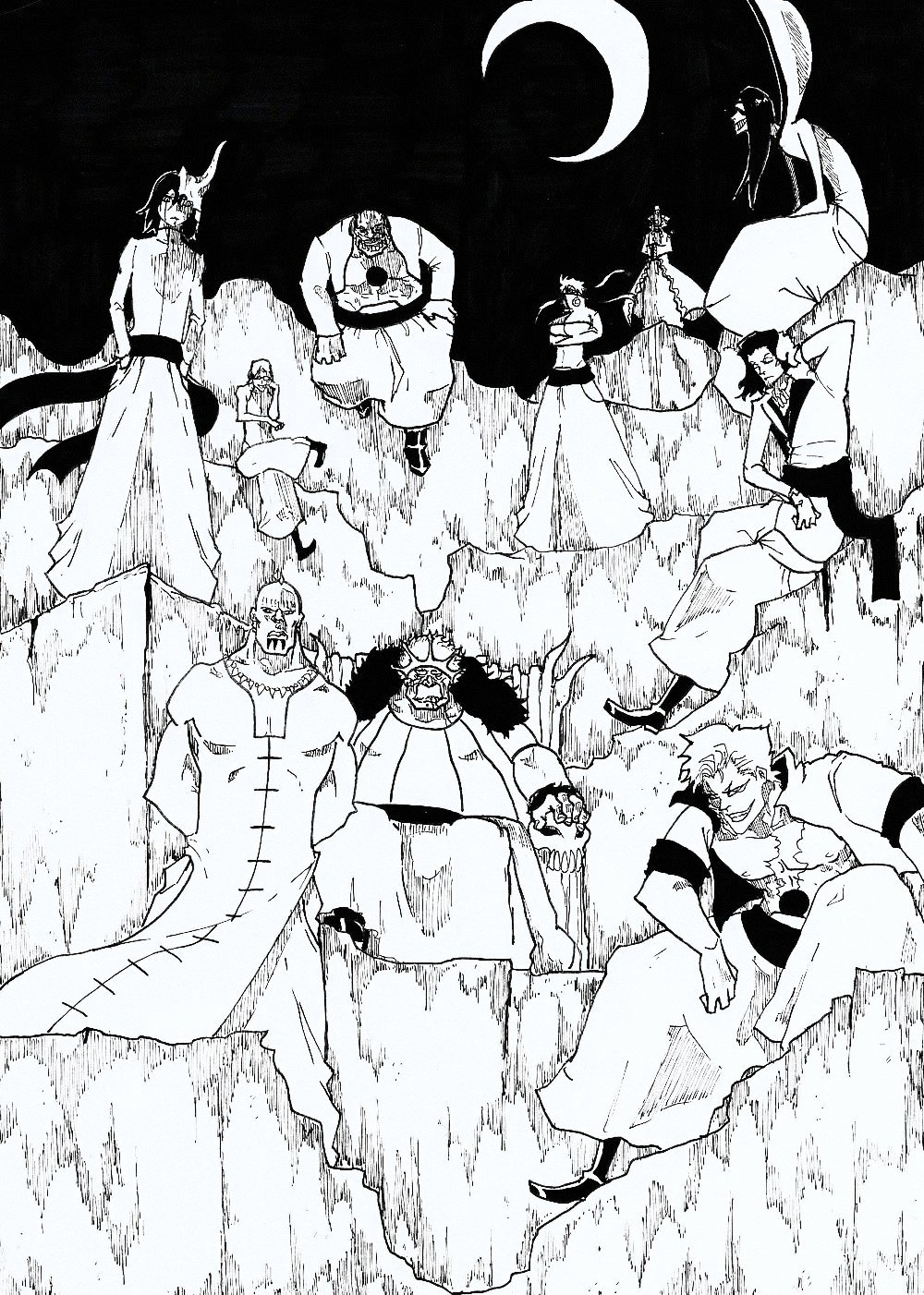 Decided to draw The Espada! Who was your favourite? r/bleach