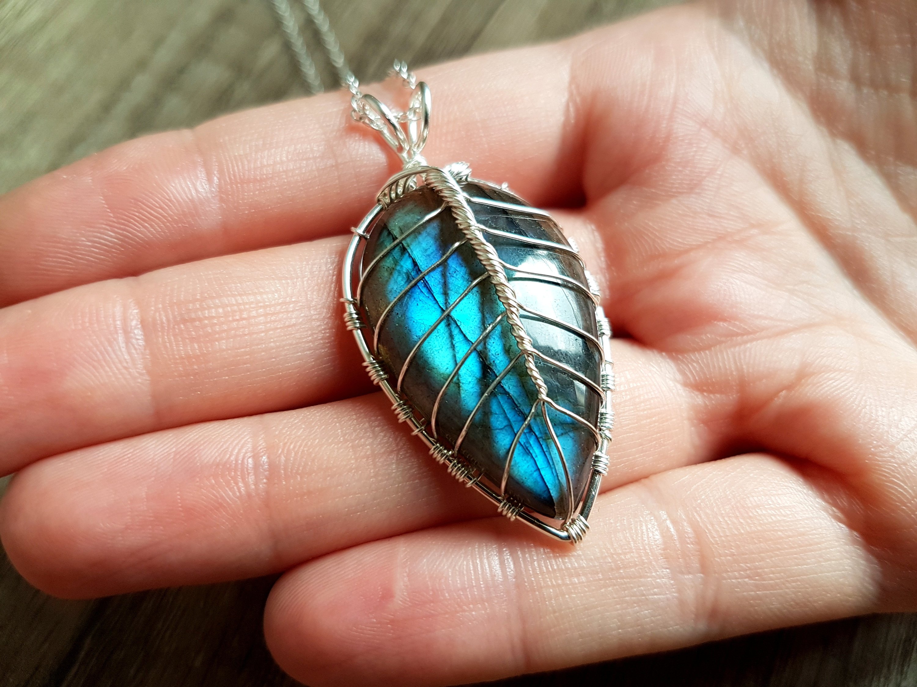 I made a sterling silver leaf pendant. crafts