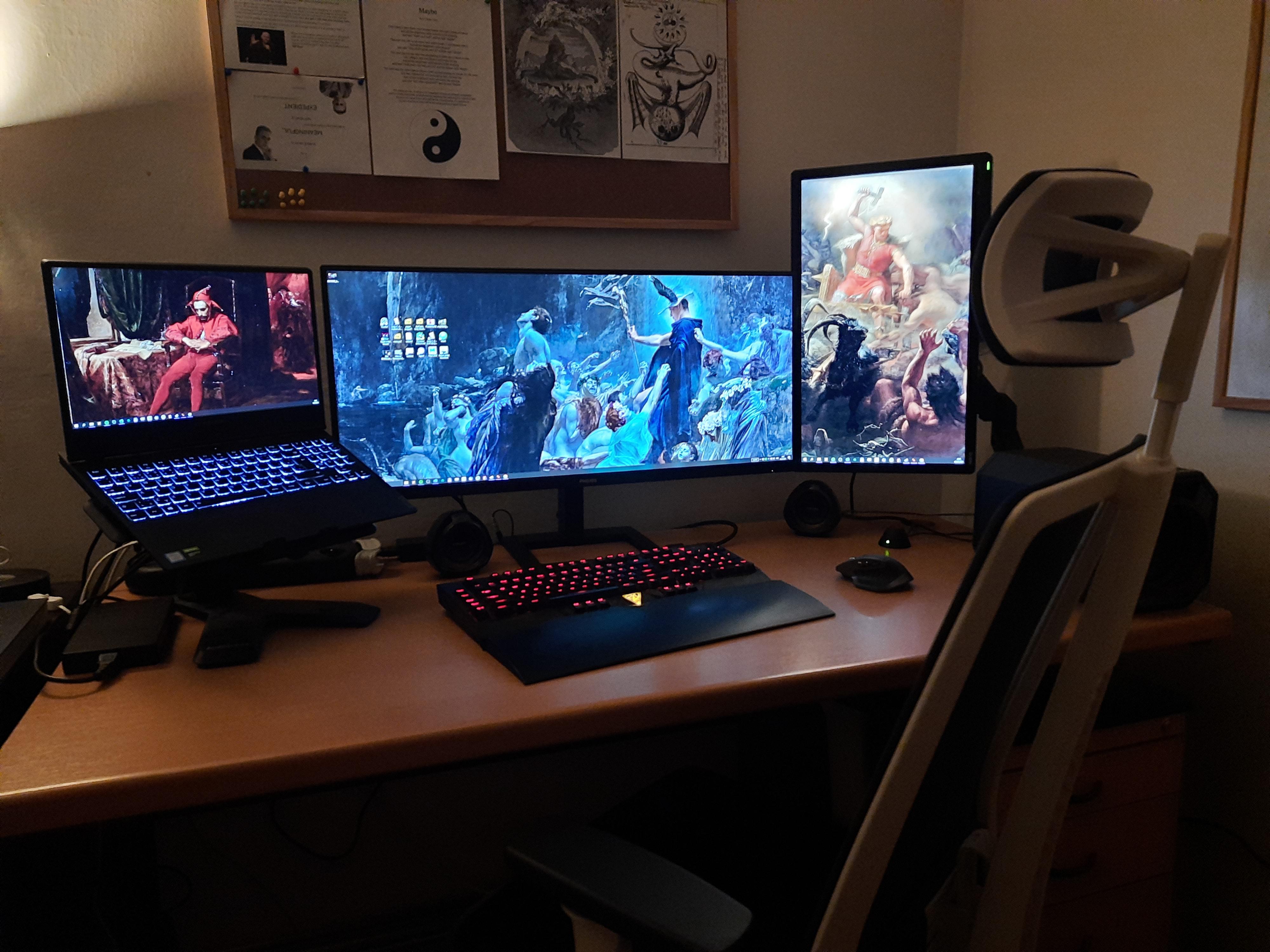 I have finally upgraded to an 34 inch ultrawide, and I used the old
