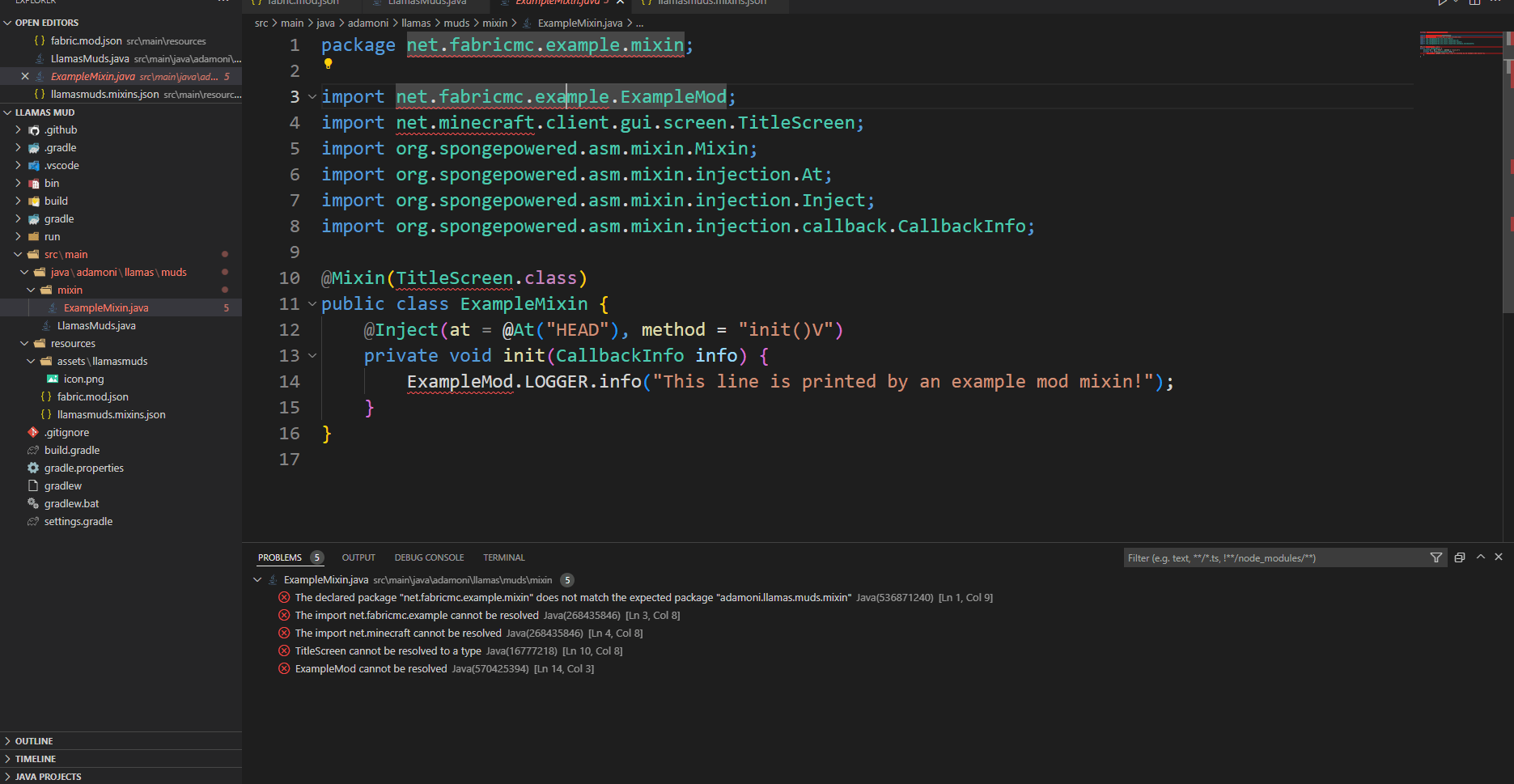 Chest Cavity mod 1.18.2 help fabricmc
