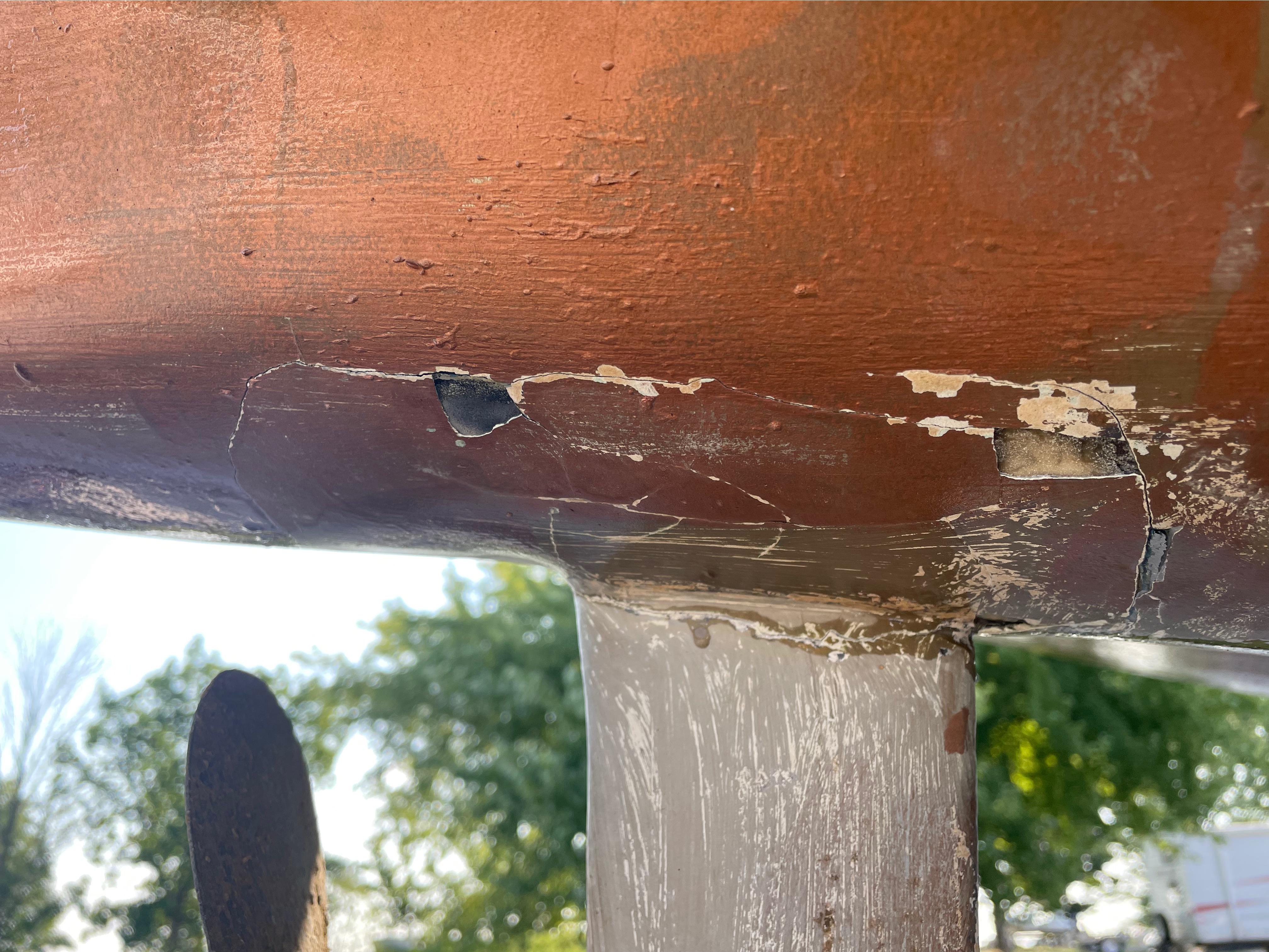 Doing my first fibreglass rehab job r/sailing