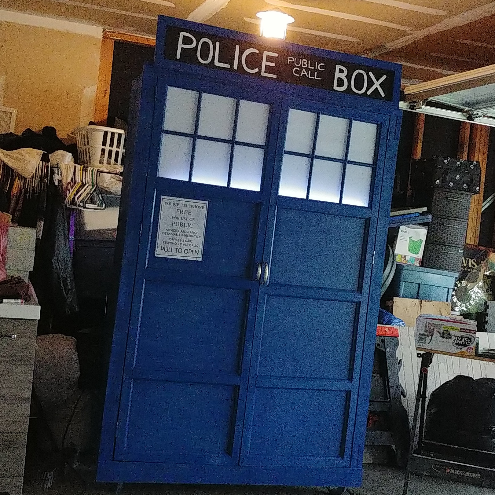 TARDIS bookcase backdrop for our wedding on the 13th! r/doctorwho
