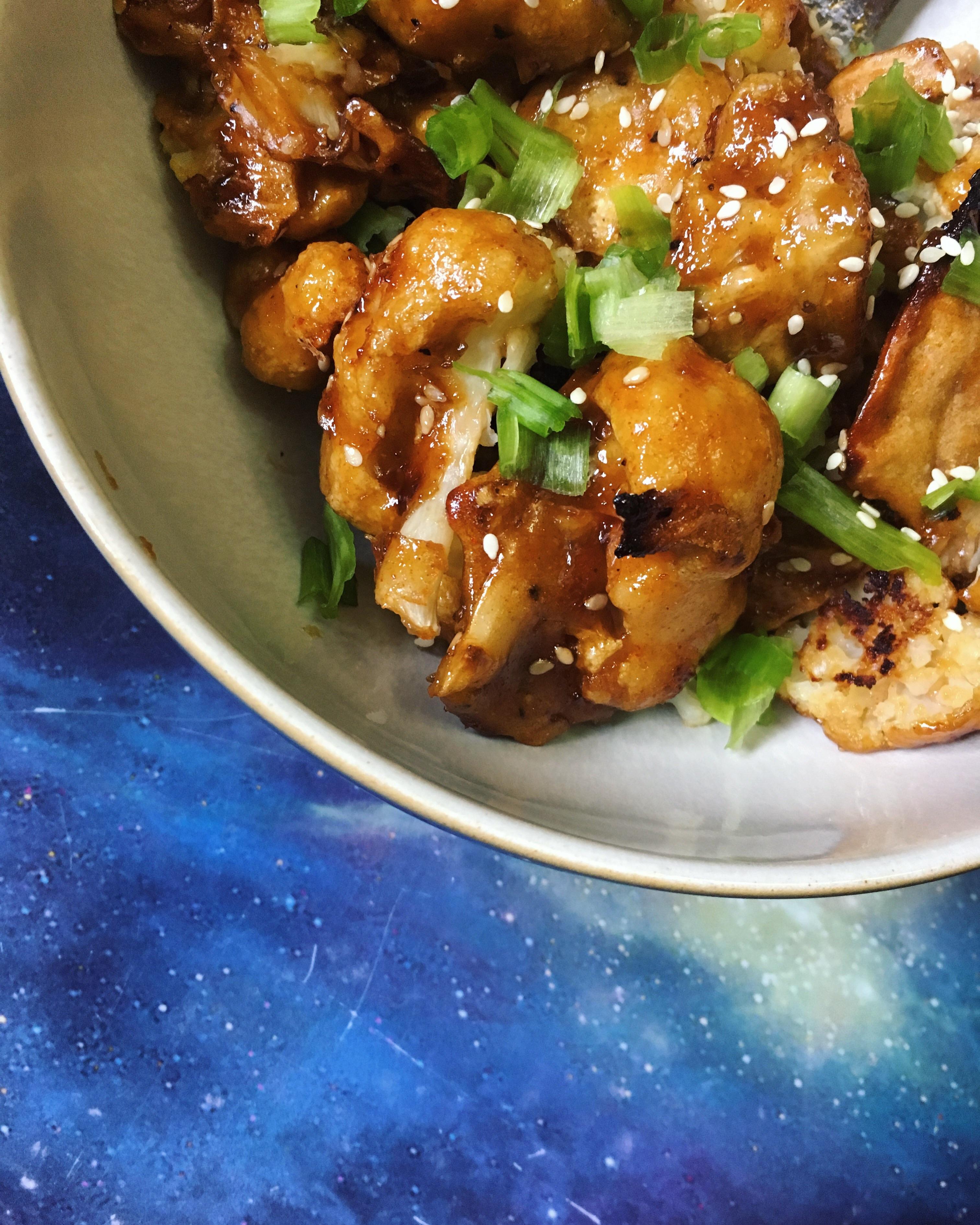 Maple Garlic Cauliflower Wings! r/vegan