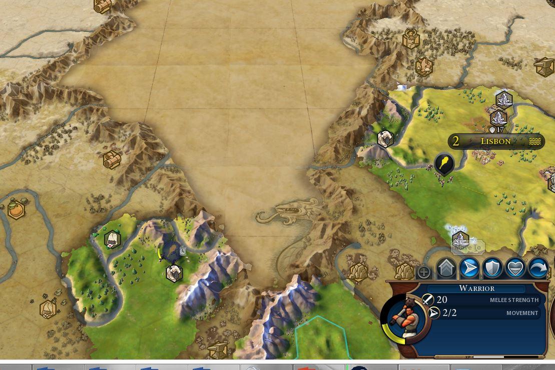 Tantalizing, unexplorable territory r/civ