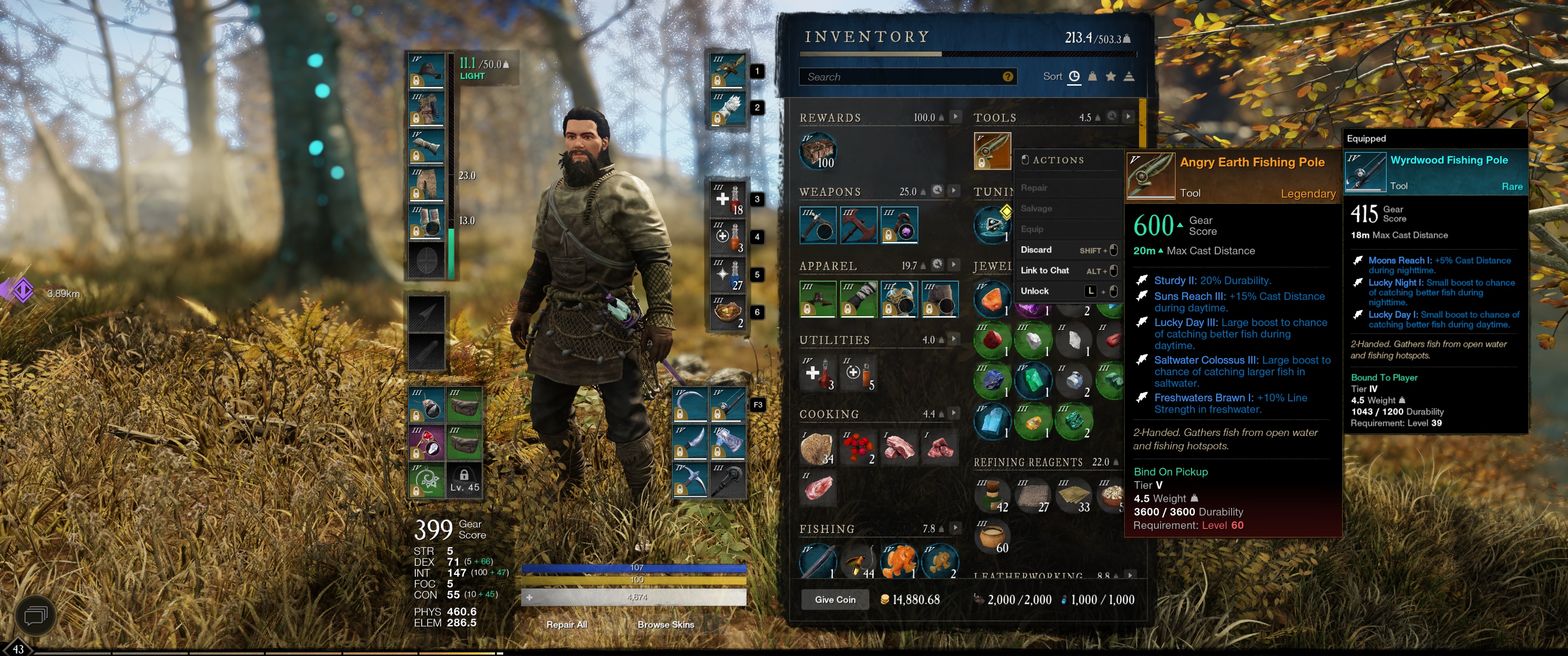 Saved up 100 treasure chests from fishing. r/newworldgame