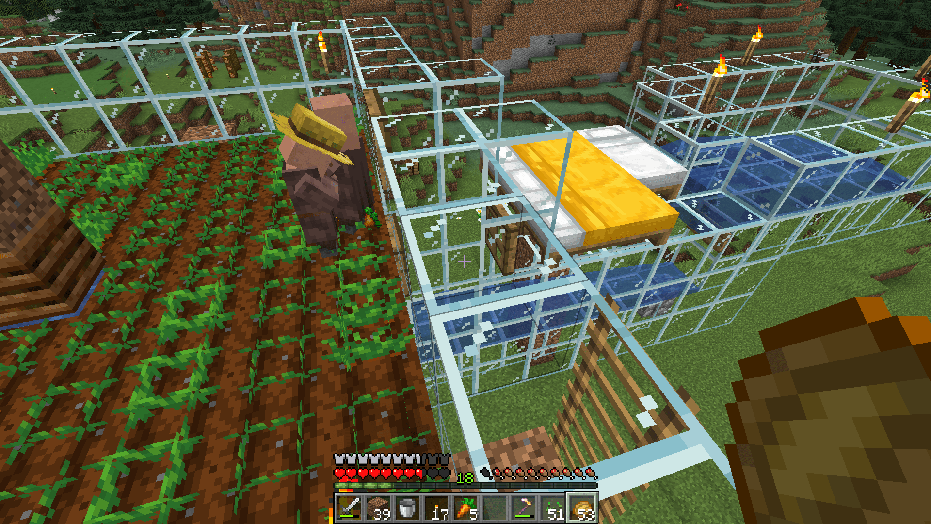 Just built this Villager Breeder, seems to not work. The Farmer