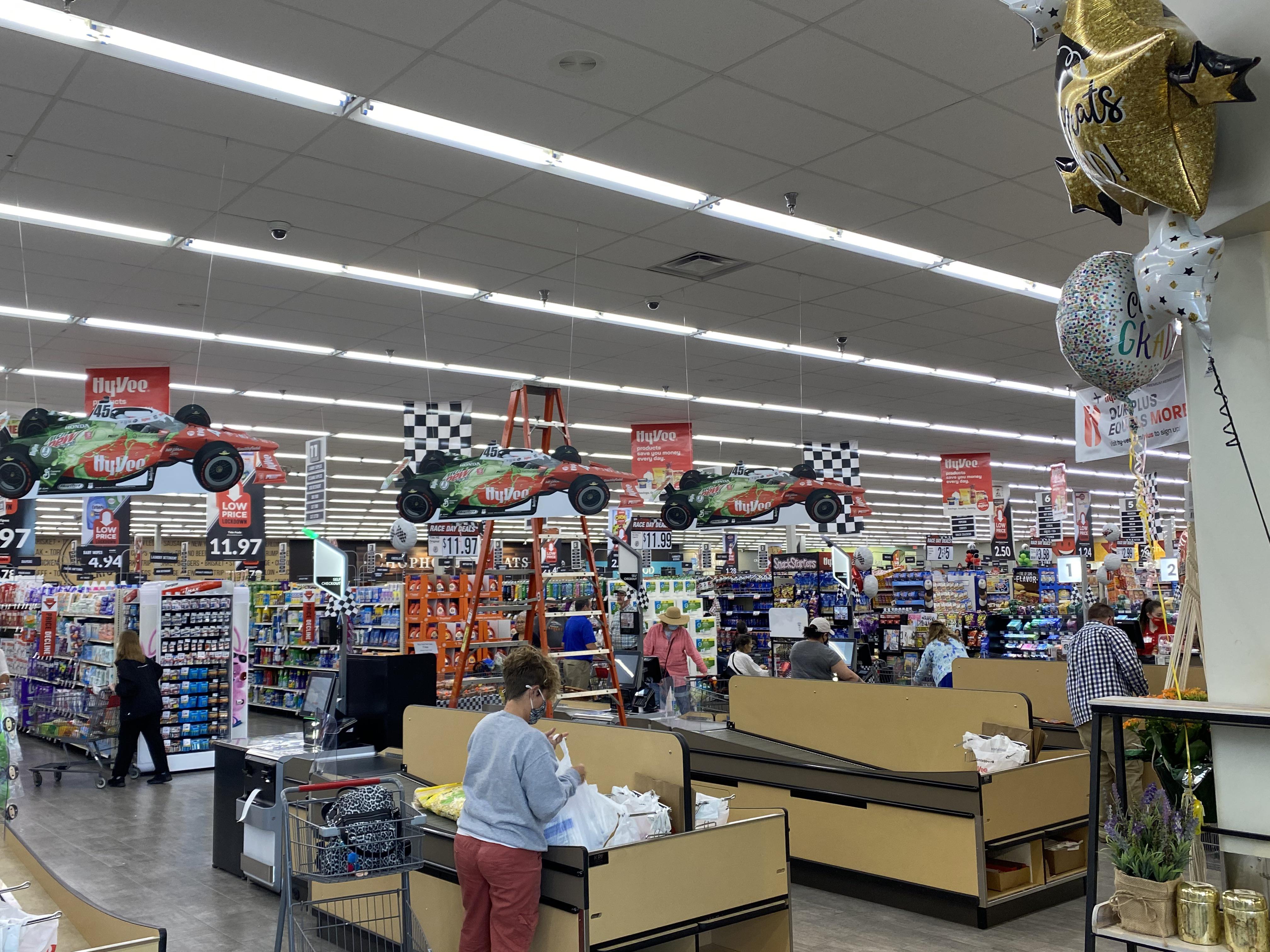 My Kansas City, MO HyVee went all in for Santino and the Indianapolis