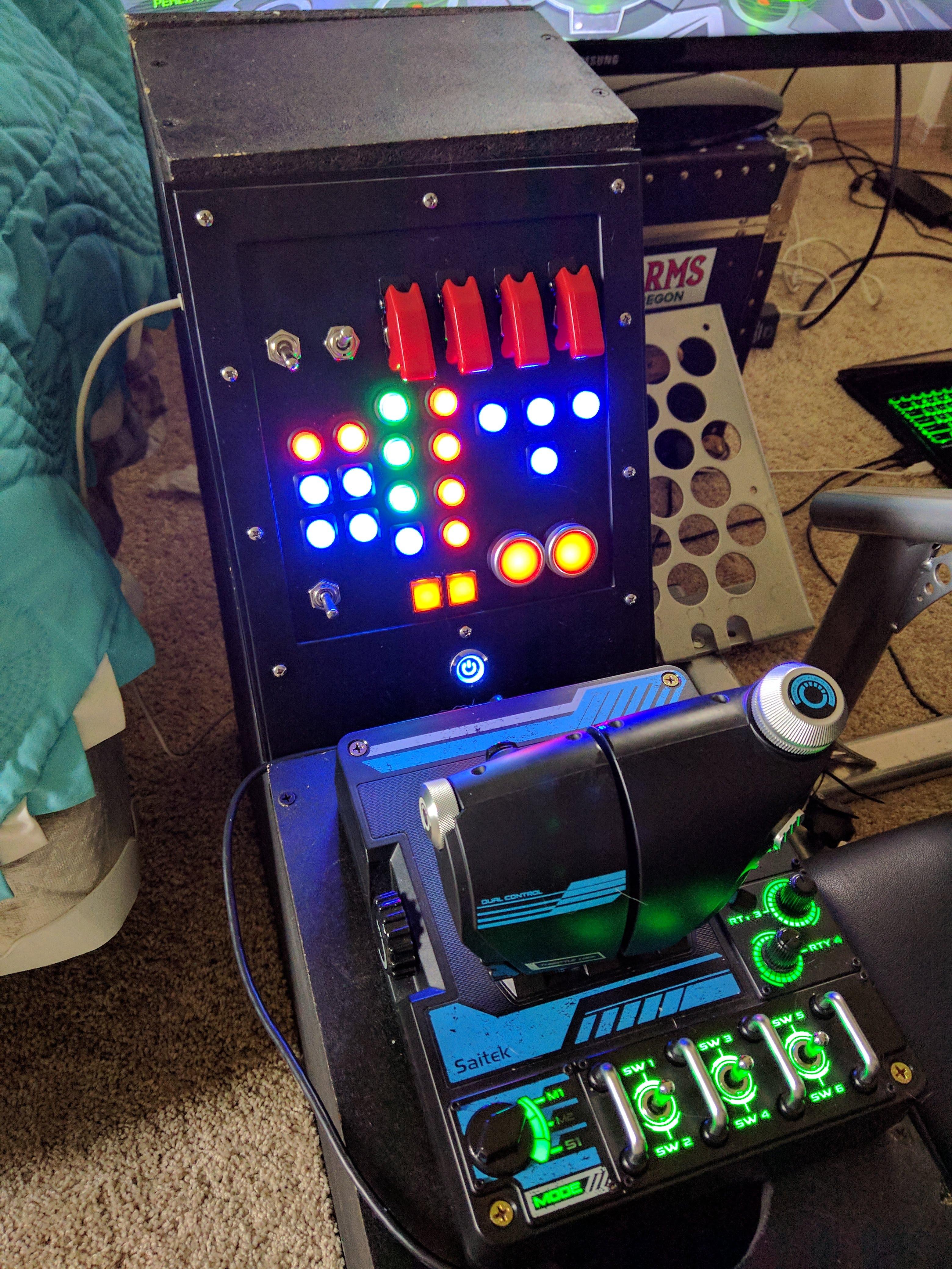 My first Elite Dangerous Custom Control Panel (2nd try